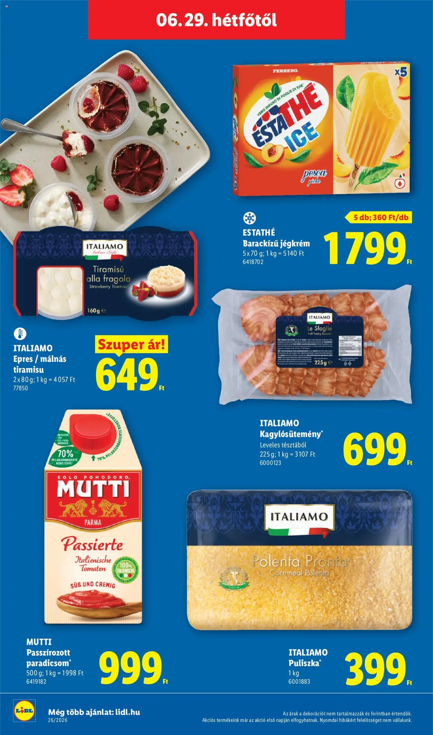 Lidl akciós újság - 2026.06.25. érvényes szórólap 70 oldal 74 oldalból