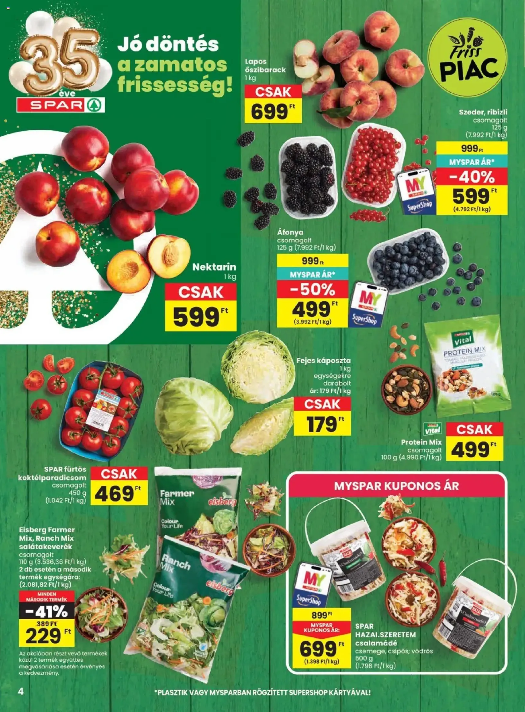Spar akciós újság - 2026.08.06. érvényes szórólap 4 oldal 20 oldalból