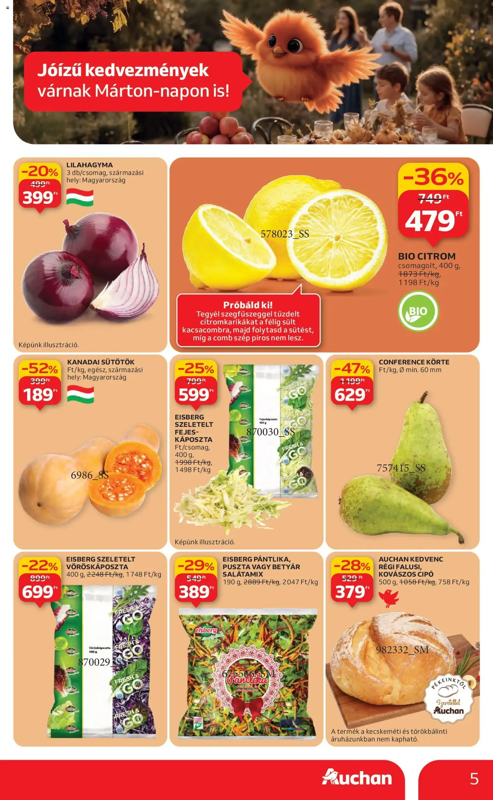 Auchan Akciós újság - 2025.11.06. érvényes szórólap 5 oldal 58 oldalból