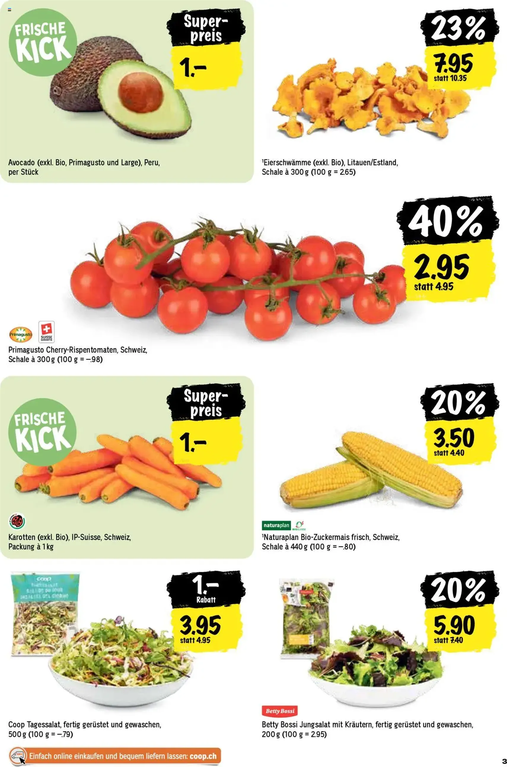 Coop Aktionen - Gültiger Prospekt ab 21.08.2025, Seite 3 von insgesamt 24