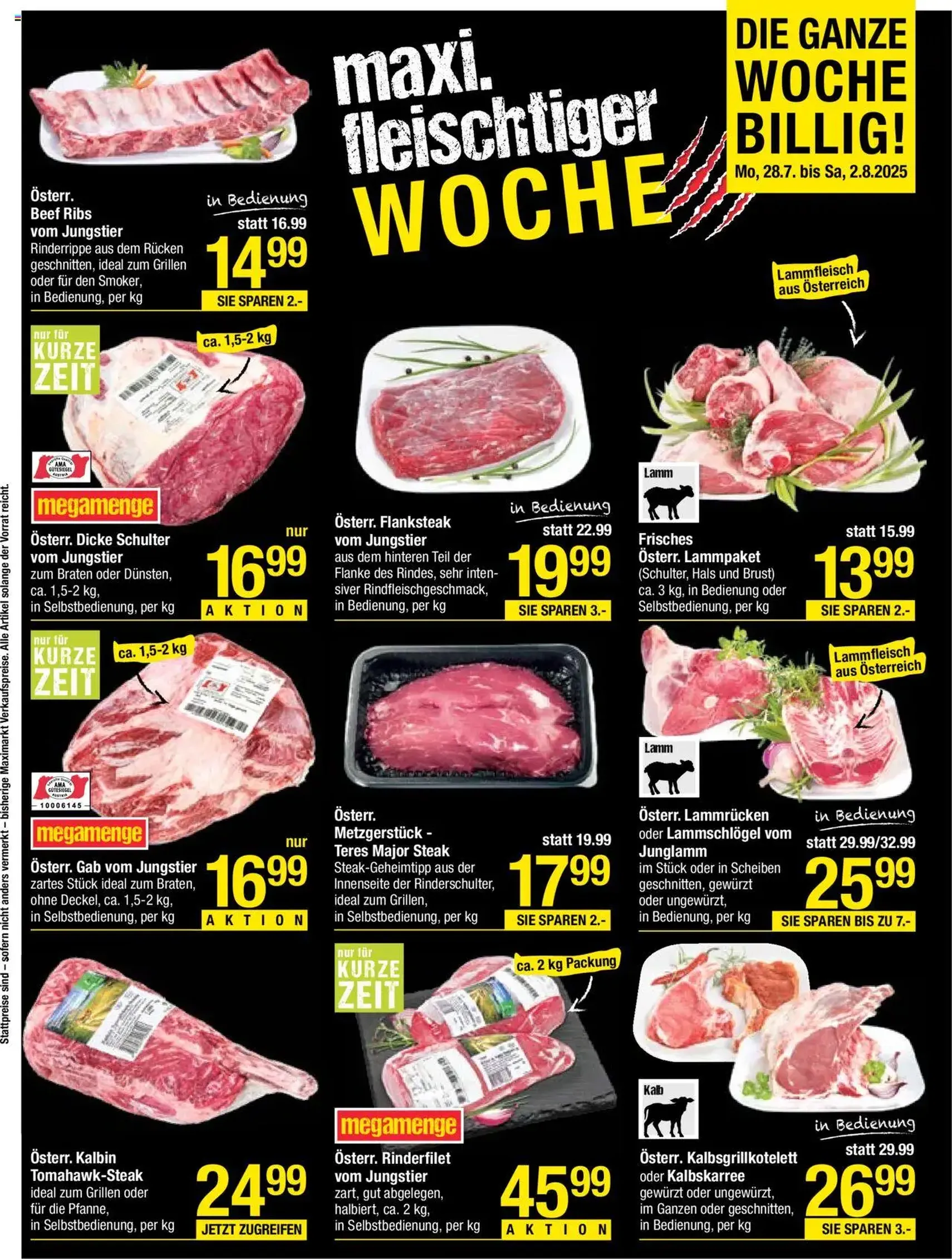 Maximarkt Flugblatt - Gültiger Prospekt ab 28.07.2025, Seite 4 von insgesamt 20 Maximarkt Flugblatt - Gültiger Prospekt ab 28.07.2025, Seite 4 von insgesamt 20
