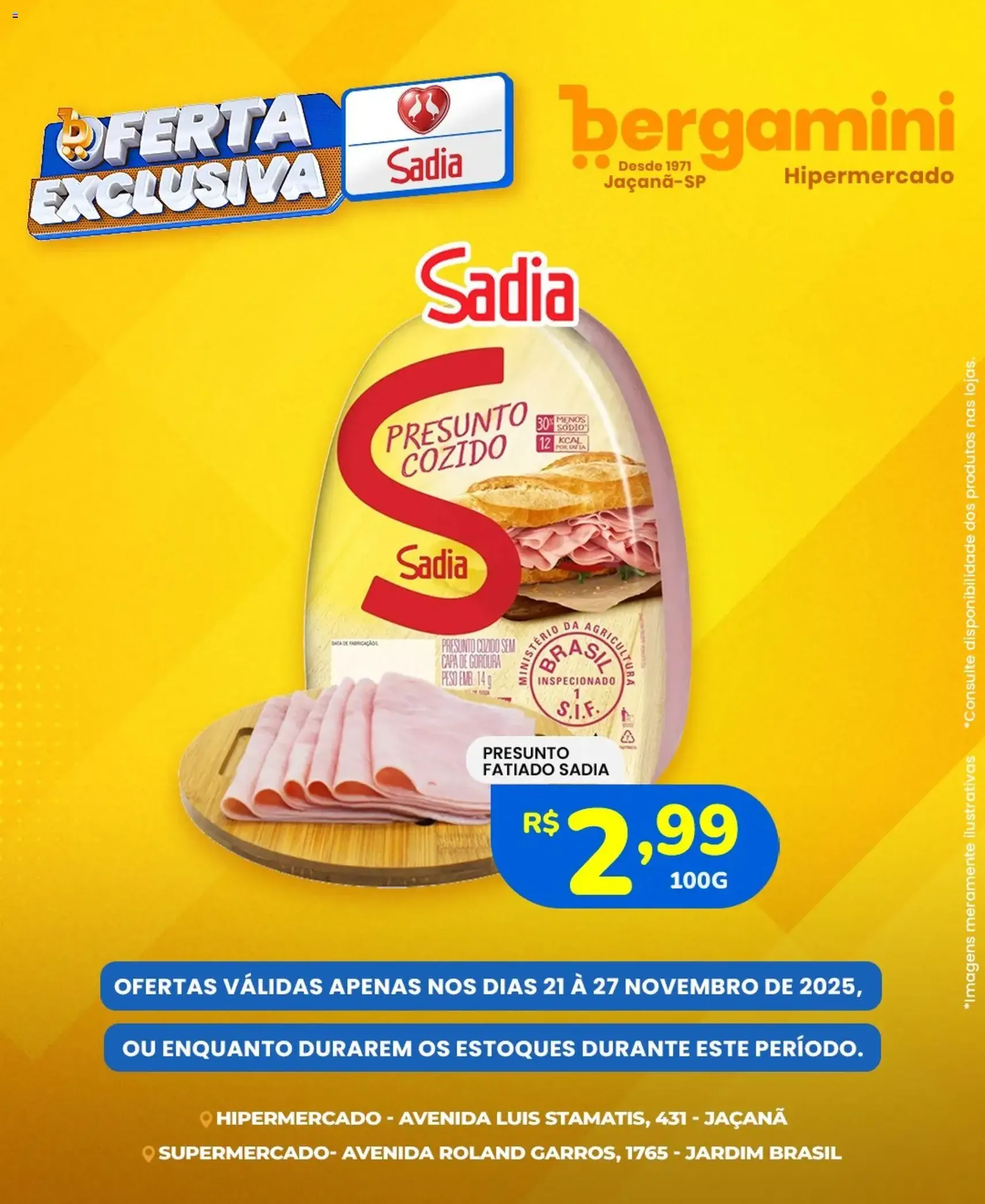Supermercado Bergamini - Ofertas Sadia e Perdigão - folheto válido a partir de 21/11/2025 página 2 de 7