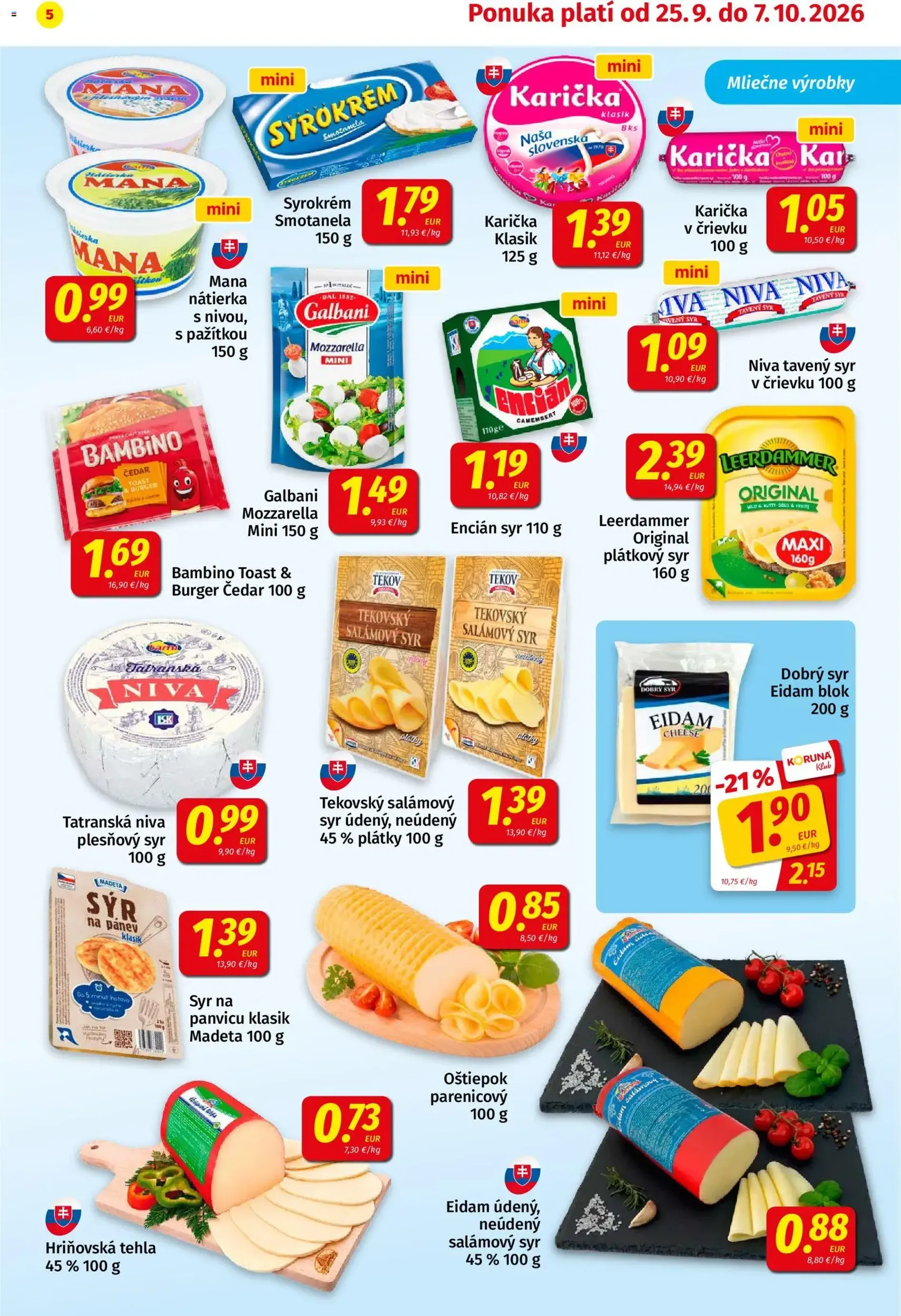 Koruna leták - platný leták od 25.09.2026 strana 5 z 24