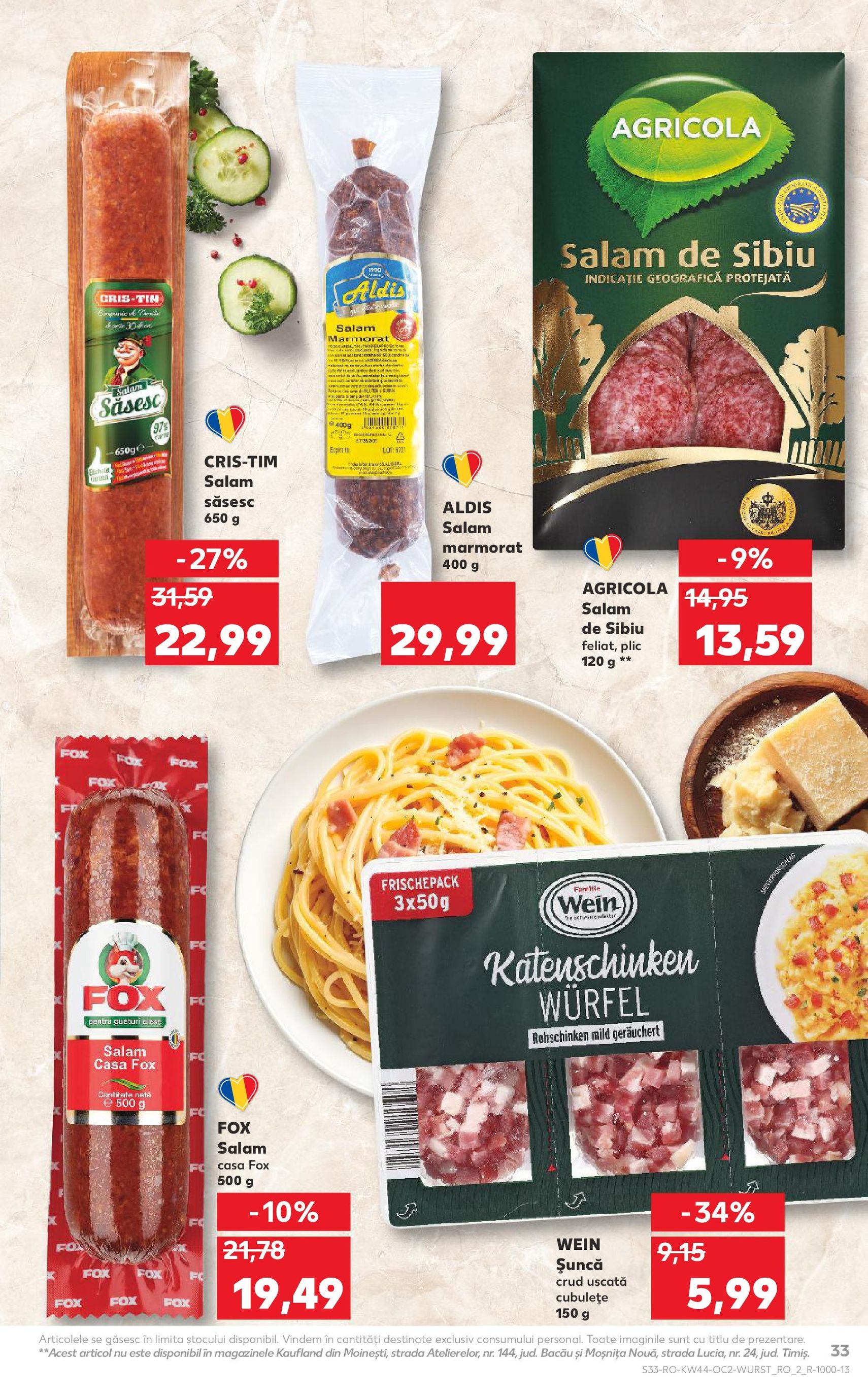Catalog Kaufland - Bucureşti - cataloage valabile începând cu 29.10.2025 pagina 33 din 70 Catalog Kaufland - Bucureşti - cataloage valabile începând cu 29.10.2025 pagina 33 din 70