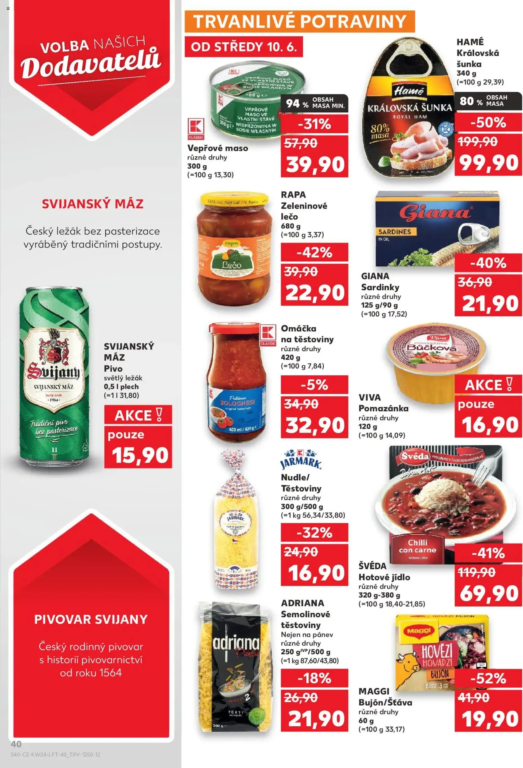 Kaufland leták - platný leták od 10.06.2026 strana 40 z 54