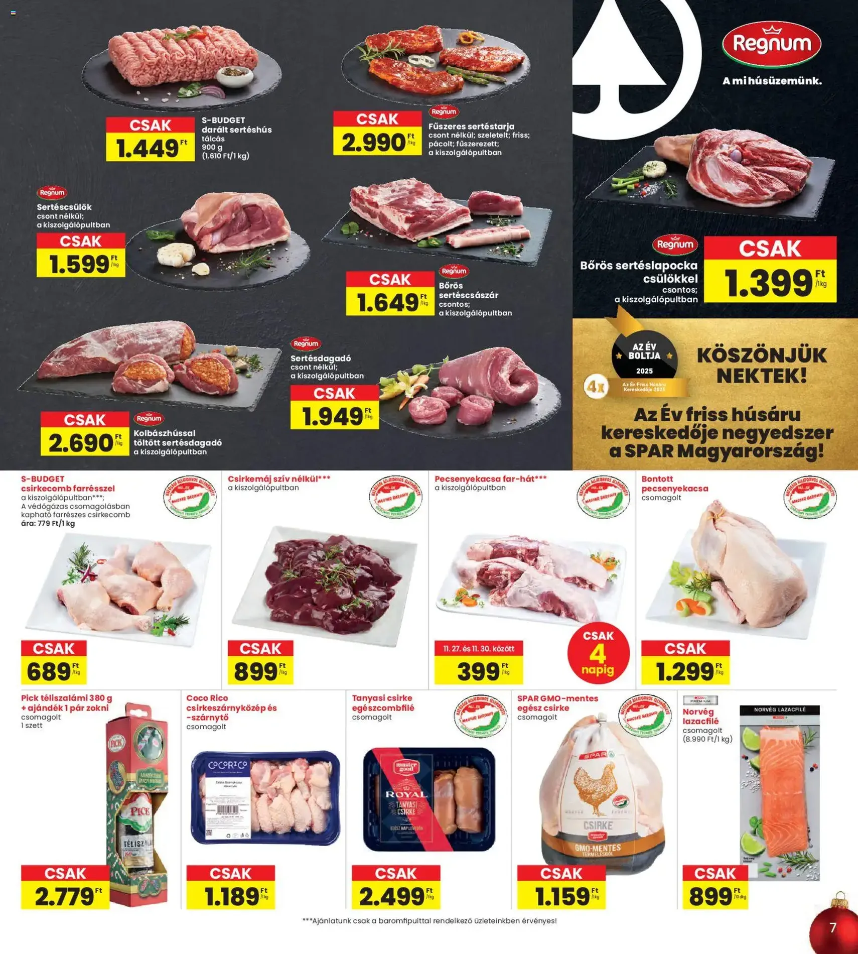 Interspar Akciós újság - 2025.11.27. érvényes szórólap 7 oldal 20 oldalból