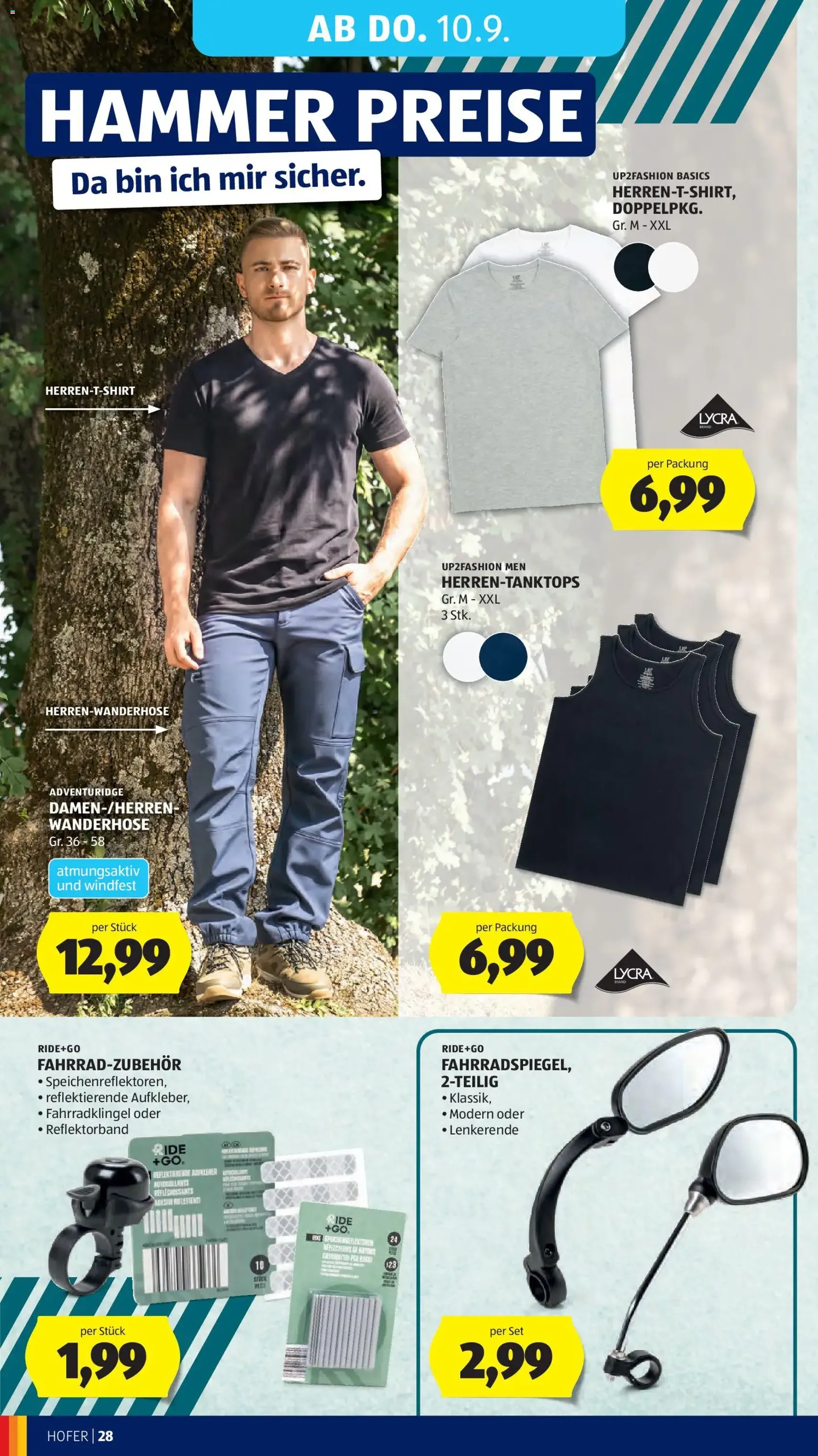 Hofer Flugblatt - Gültiger Prospekt ab 04.09.2026, Seite 36 von insgesamt 44
