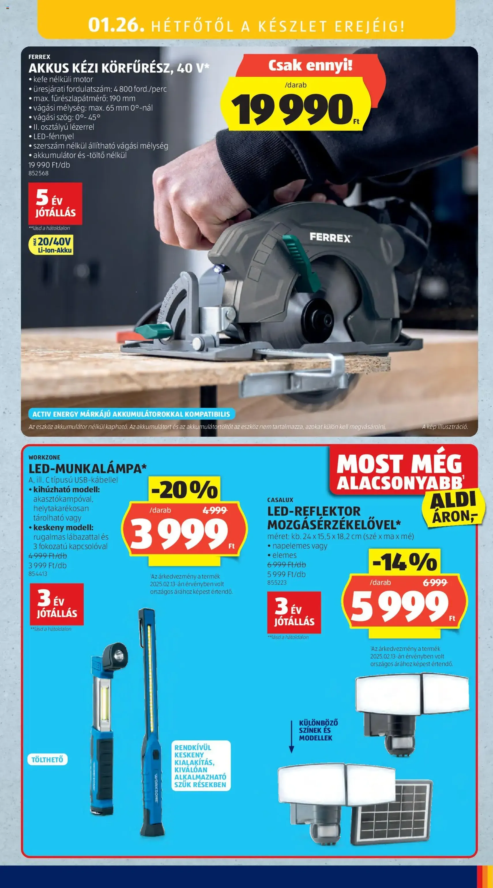 Aldi Akciós újság - 2026.01.22. érvényes szórólap 45 oldal 50 oldalból