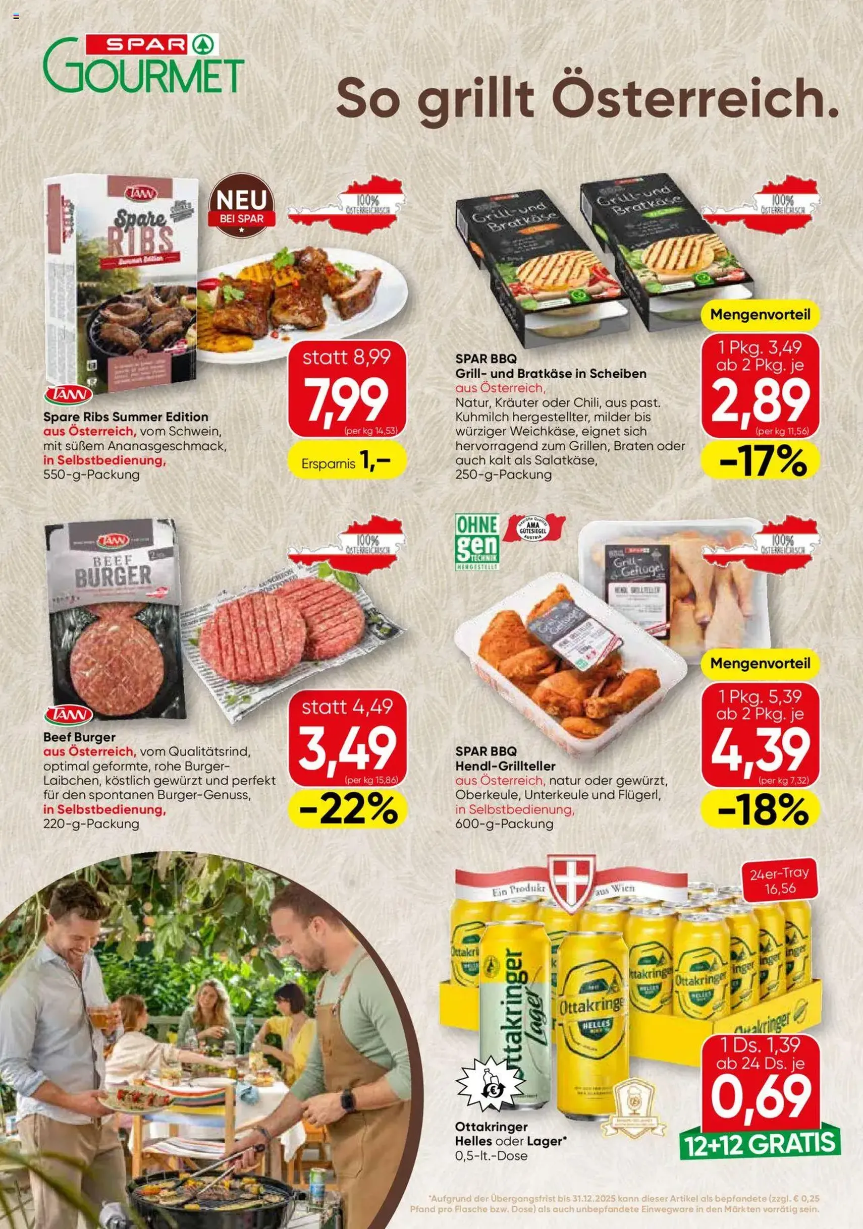 SPAR Gourmet Flugblatt - Gültiger Prospekt ab 17.07.2025, Seite 8 von insgesamt 12