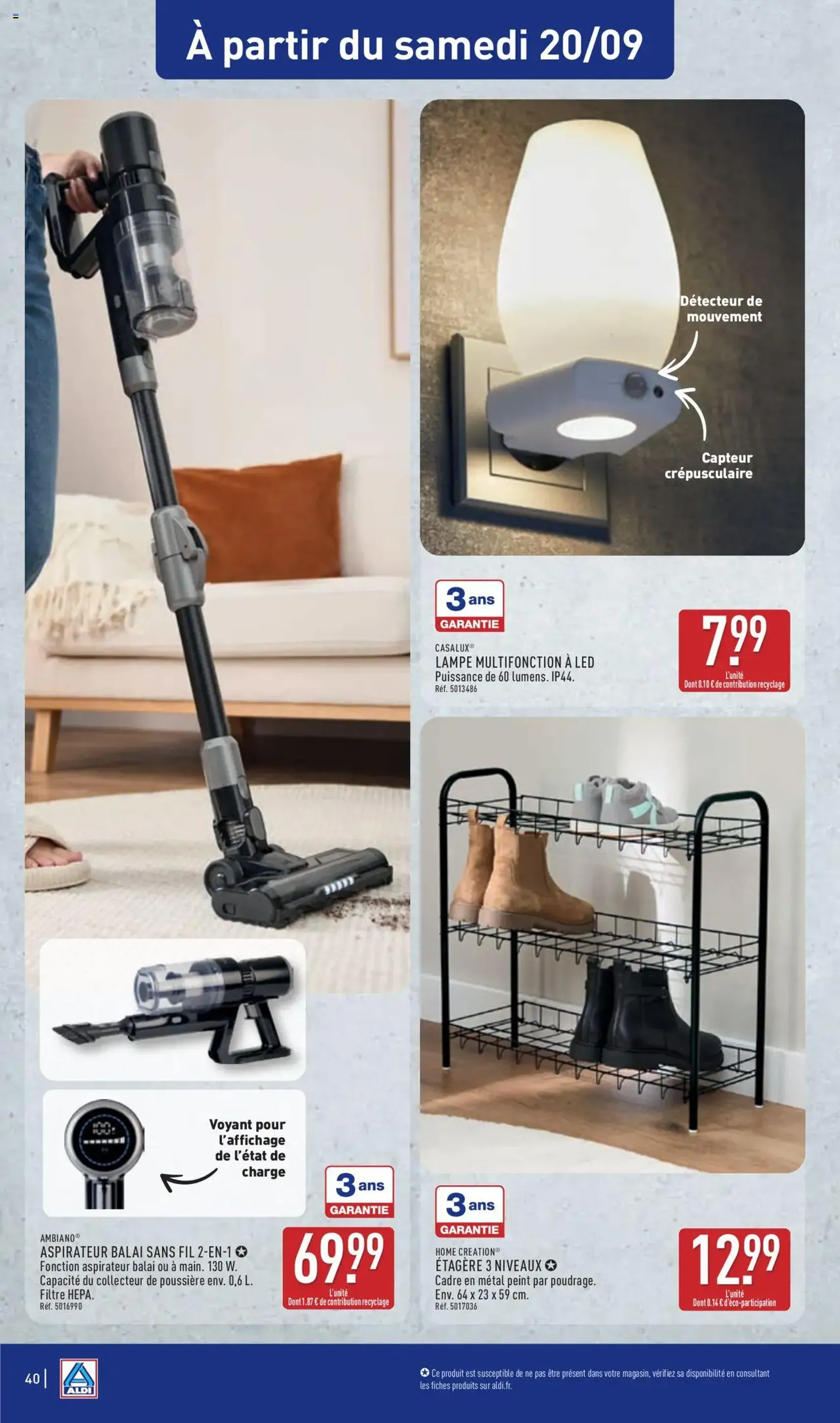 Aldi catalogue semaine 38 - brochure valable à partir du 16/09/2025, page 43 sur 48