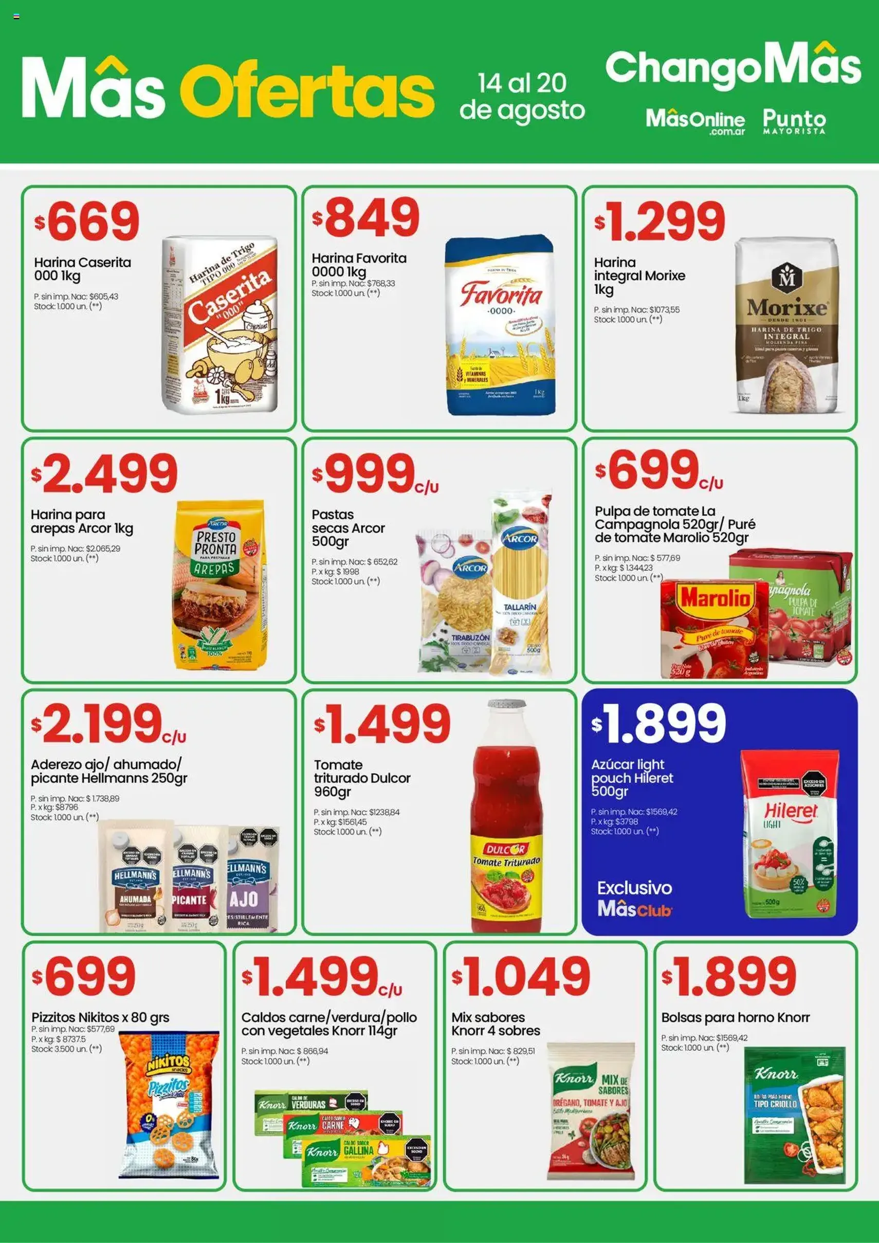 Changomas ofertas - folleto válido desde 14/08/2025 página 4 de 15