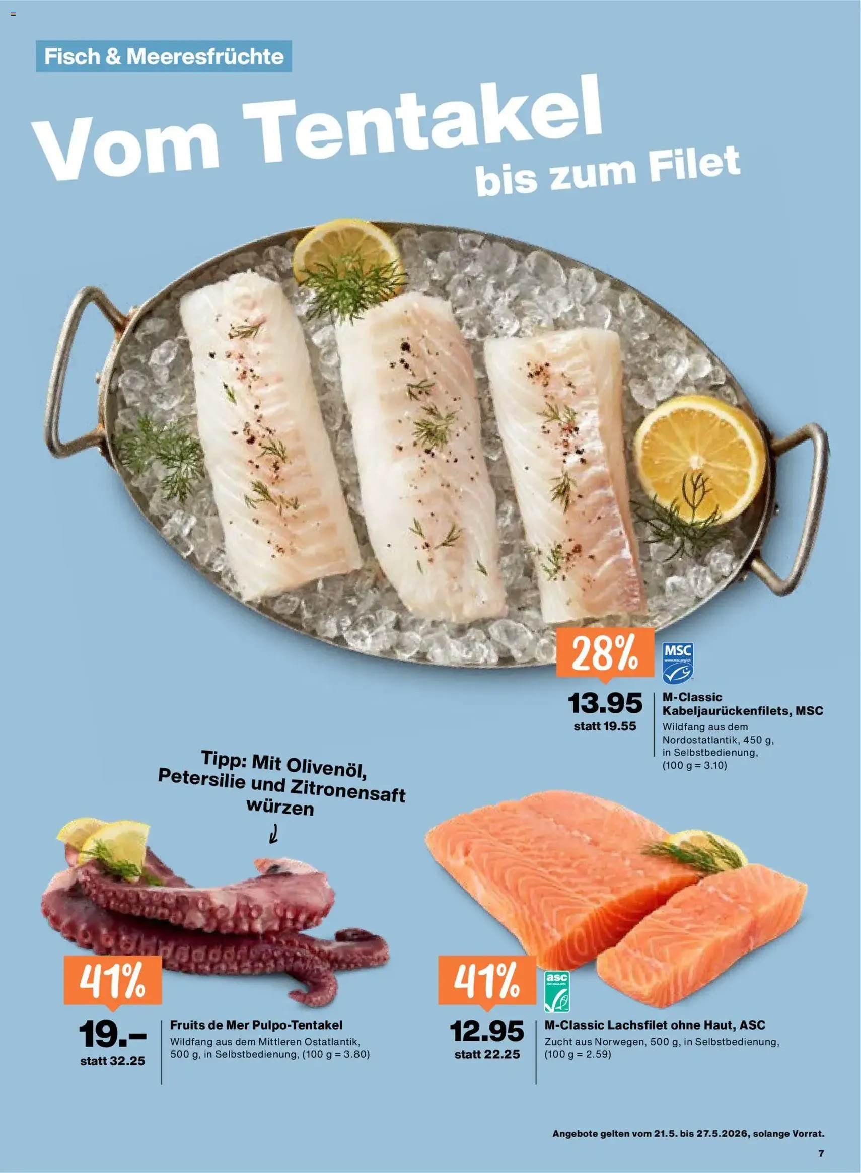 Migros aktionen - Gültiger Prospekt ab 21.05.2026, Seite 7 von insgesamt 24