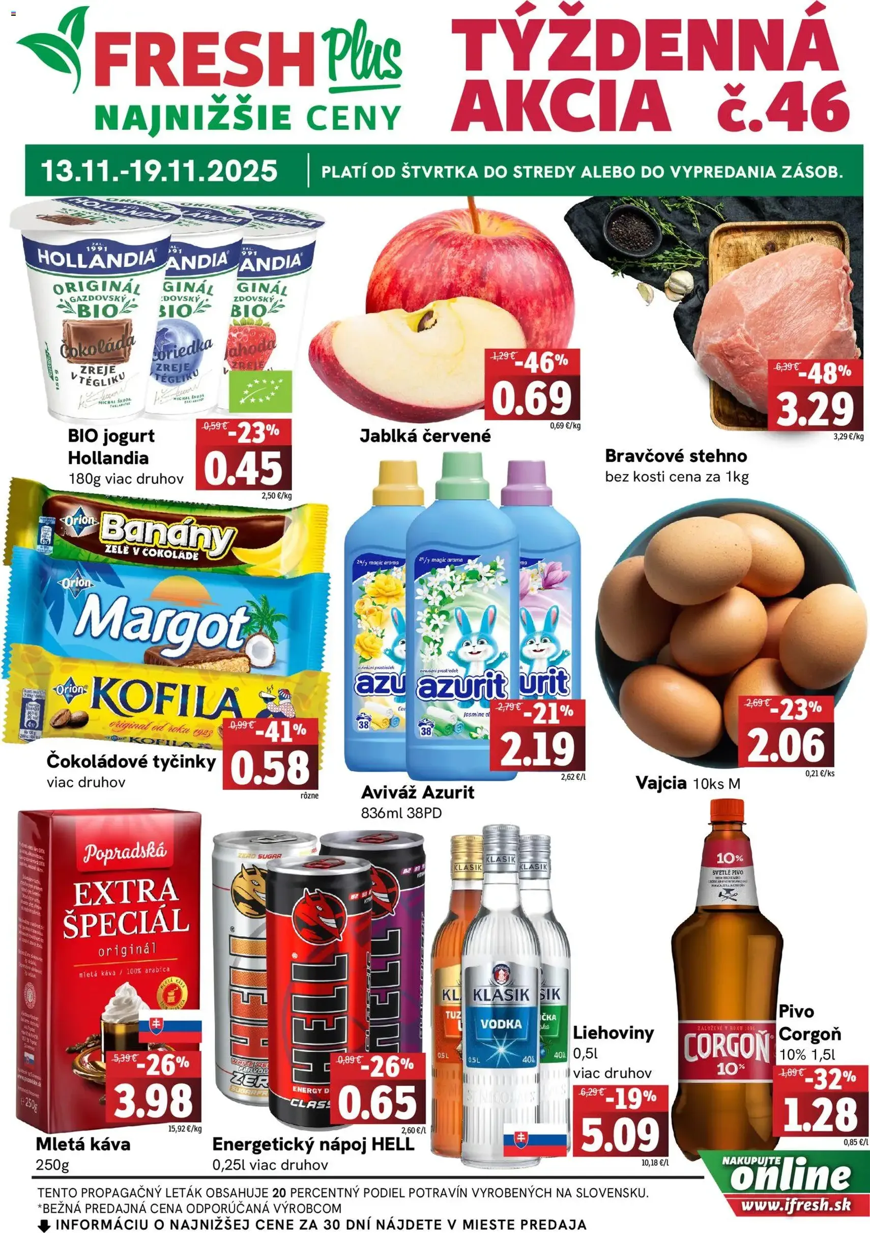 Fresh leták - platný leták od 13.11.2025 strana 1 z 4