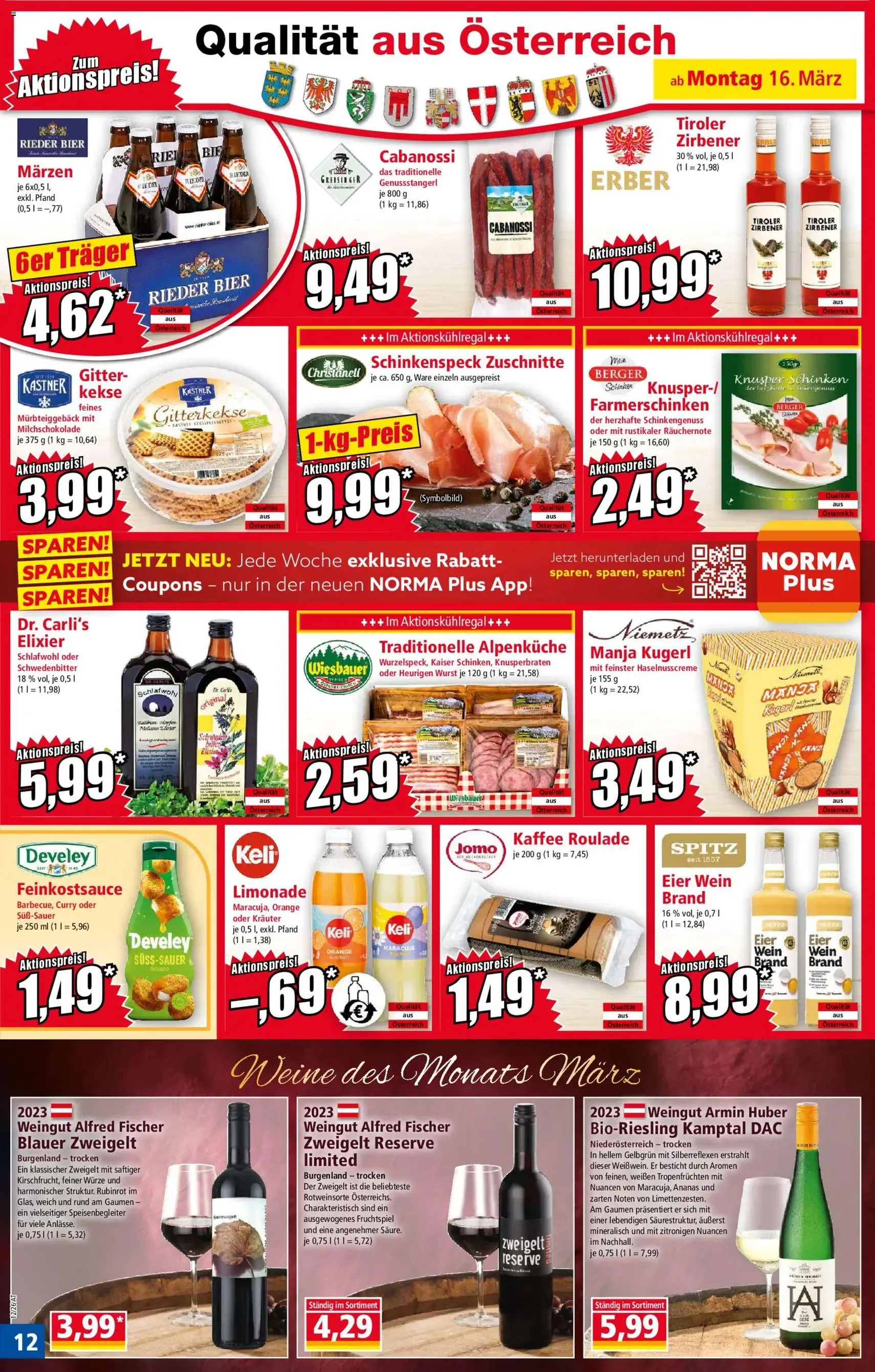Norma Flugblatt - Gültiger Prospekt ab 16.03.2026, Seite 12 von insgesamt 20