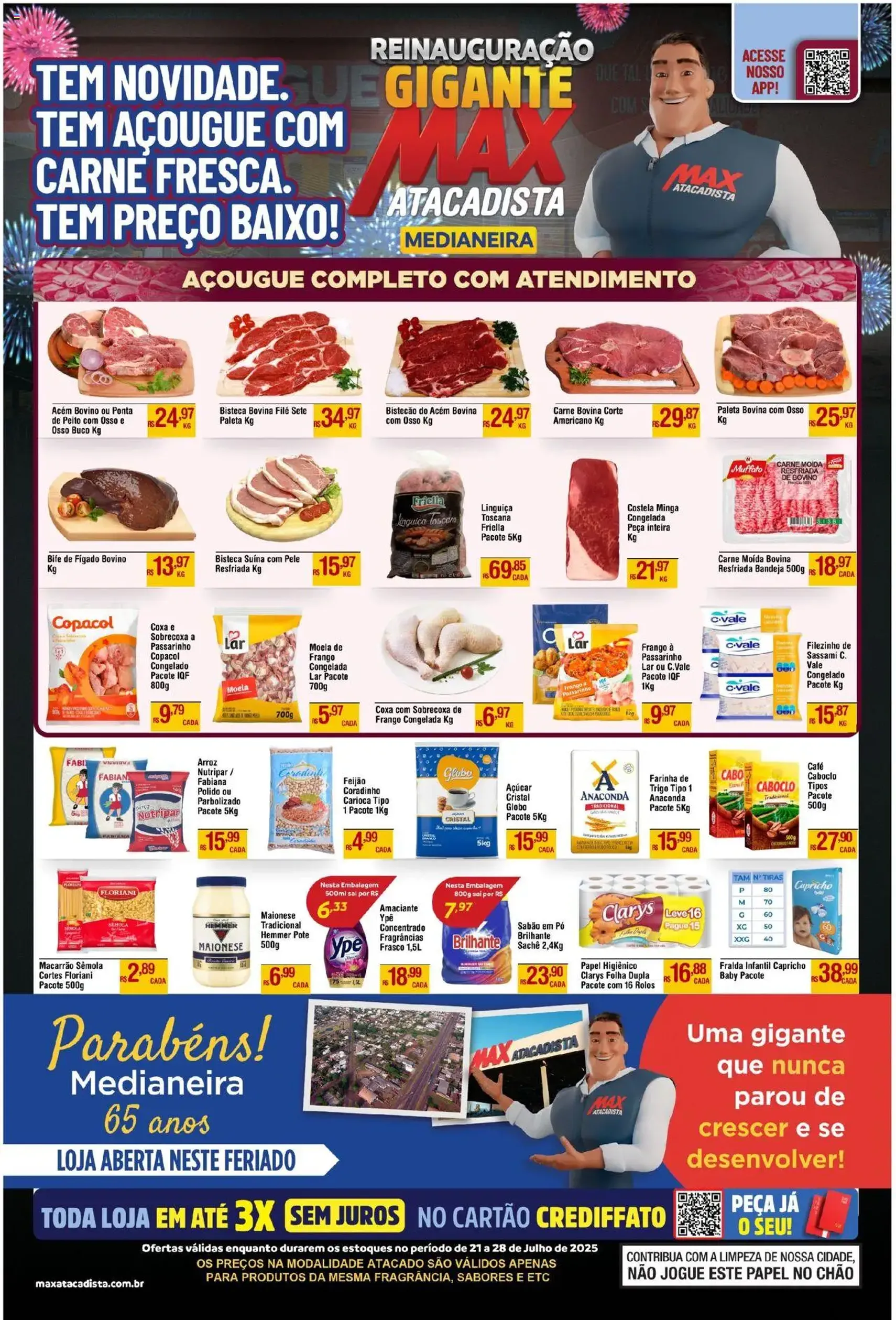 Max Atacadista - Ofertas da semana - folheto válido a partir de 21/07/2025 página 1 de 4