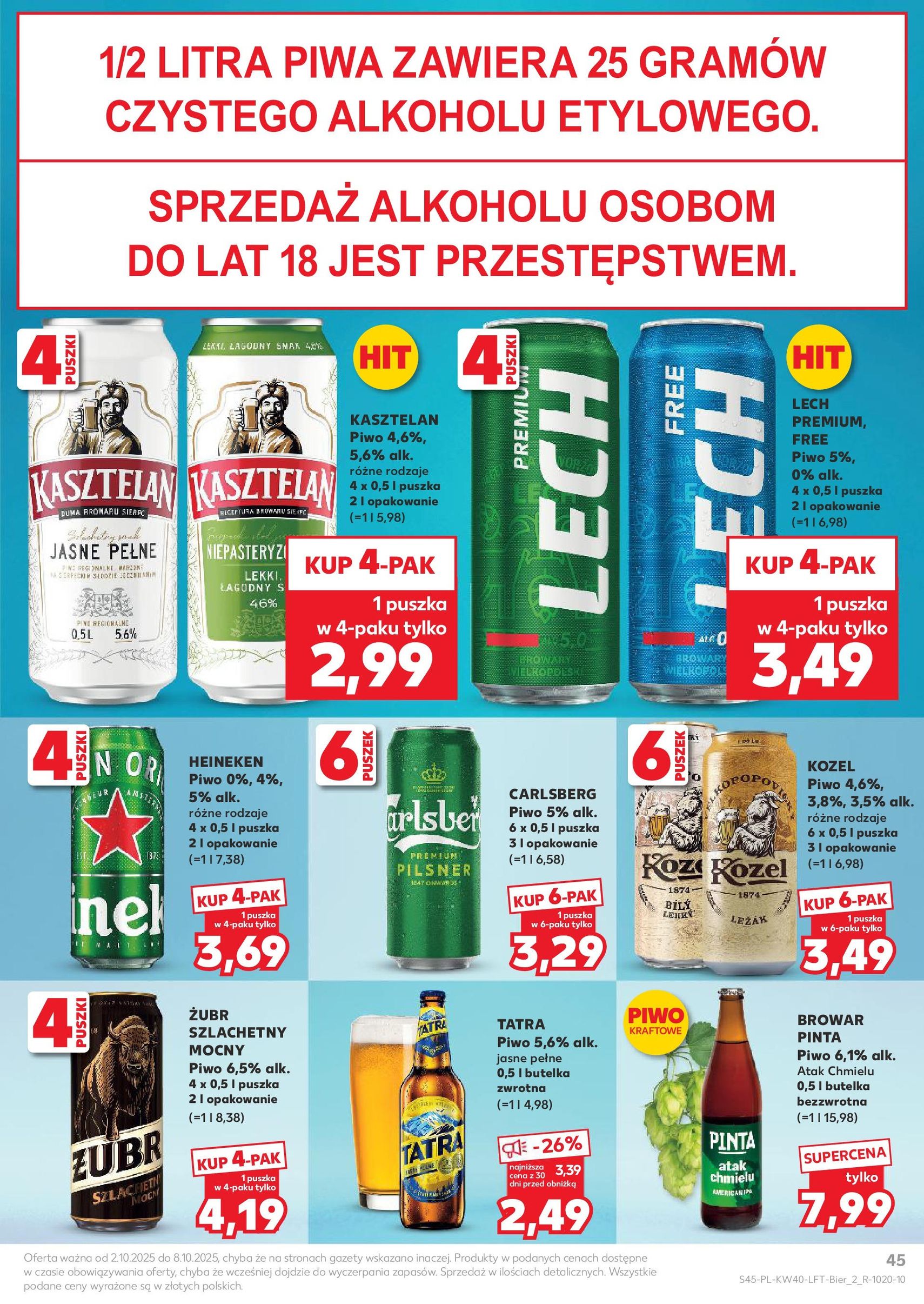 Kaufland gazetka - ważny gazetka od 02.10.2025 strona 45 z 55