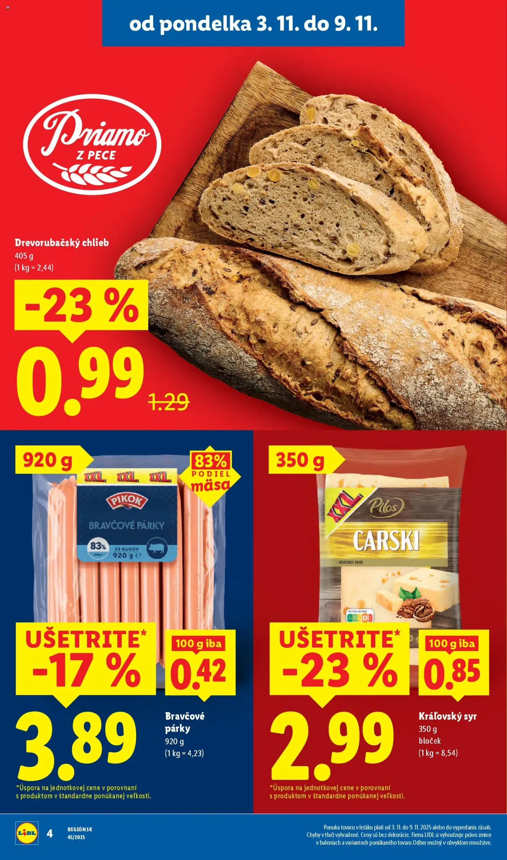 Lidl leták - platný leták od 03.11.2025 strana 8 z 89