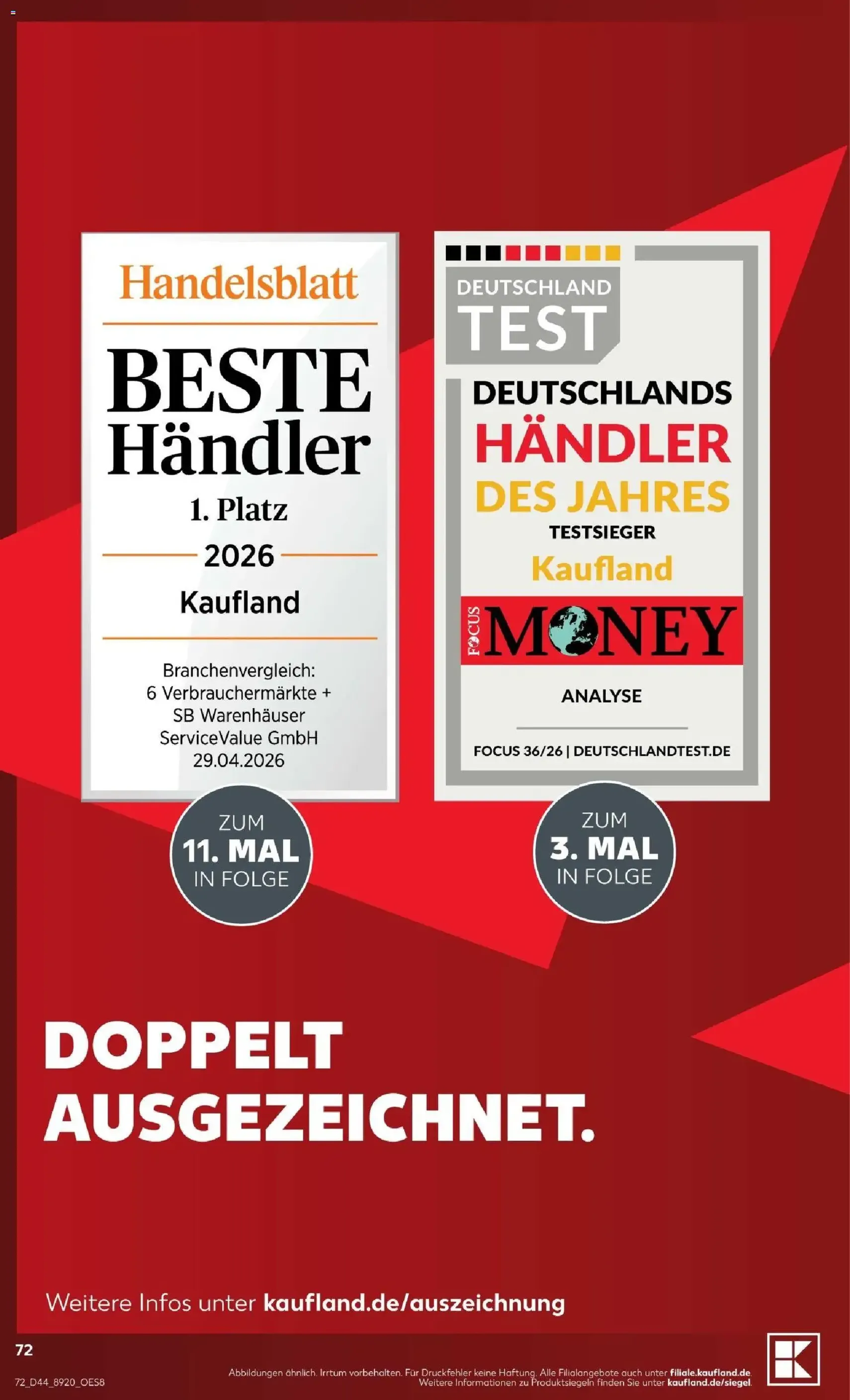 Kaufland Prospekt - Gültiger Prospekt ab 26.10.2026, Seite 72 von insgesamt 76