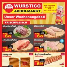Wurstico Abholmarkt Flugblatt - Prospekt Vorschau gültig ab 02.10.2025