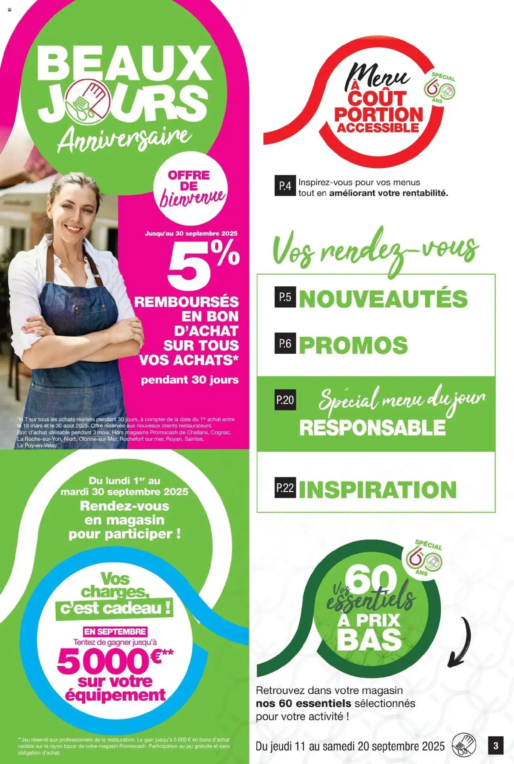 Promocash catalogue - brochure valable à partir du 11/09/2025, page 3 sur 24 Promocash catalogue - brochure valable à partir du 11/09/2025, page 3 sur 24
