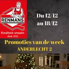 Renmans folder / publicité - voorvertoning van de folder geldig vanaf 12/12/2025