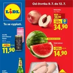 Lidl leták - náhled letáku platný od 09.07.2026