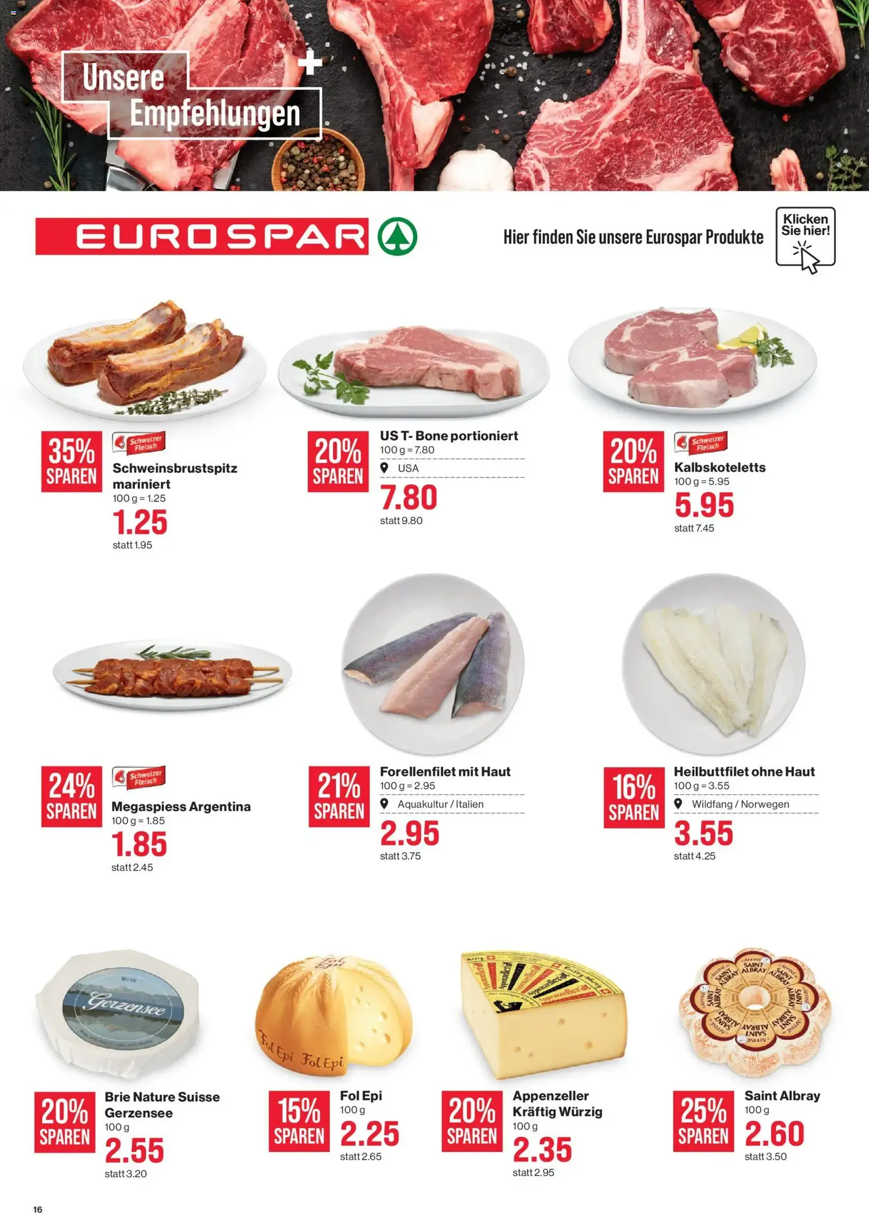 SPAR aktionen - Gültiger Prospekt ab 16.07.2026, Seite 16 von insgesamt 17