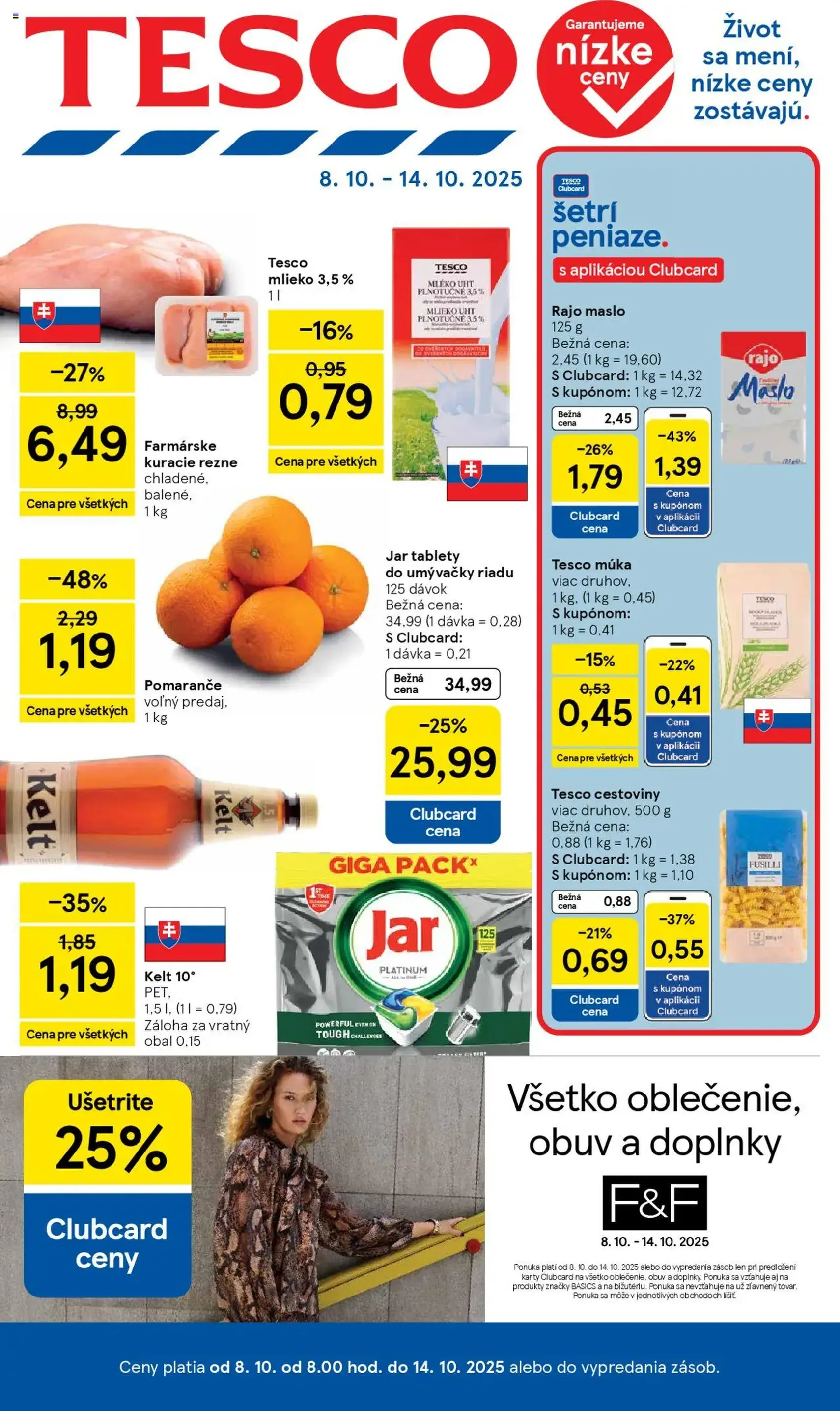 Tesco Hypermarket - leták - platný leták od 08.10.2025 strana 1 z 43
