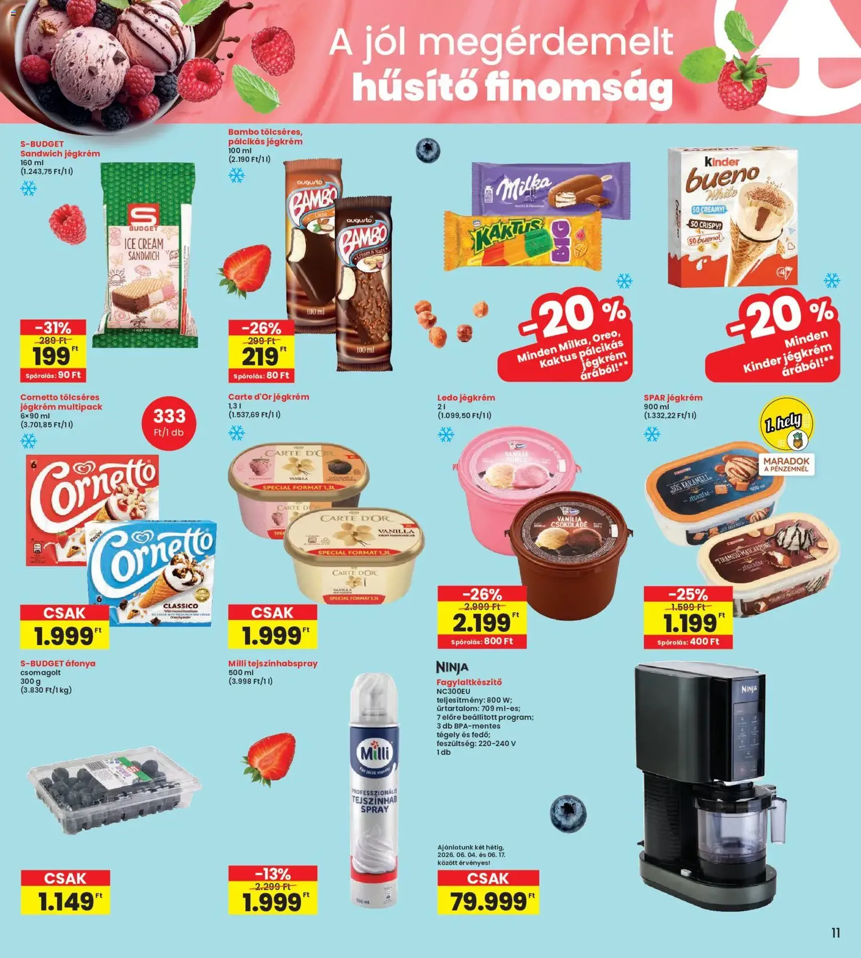 Interspar akciós újság - 2026.06.04. érvényes szórólap 11 oldal 20 oldalból