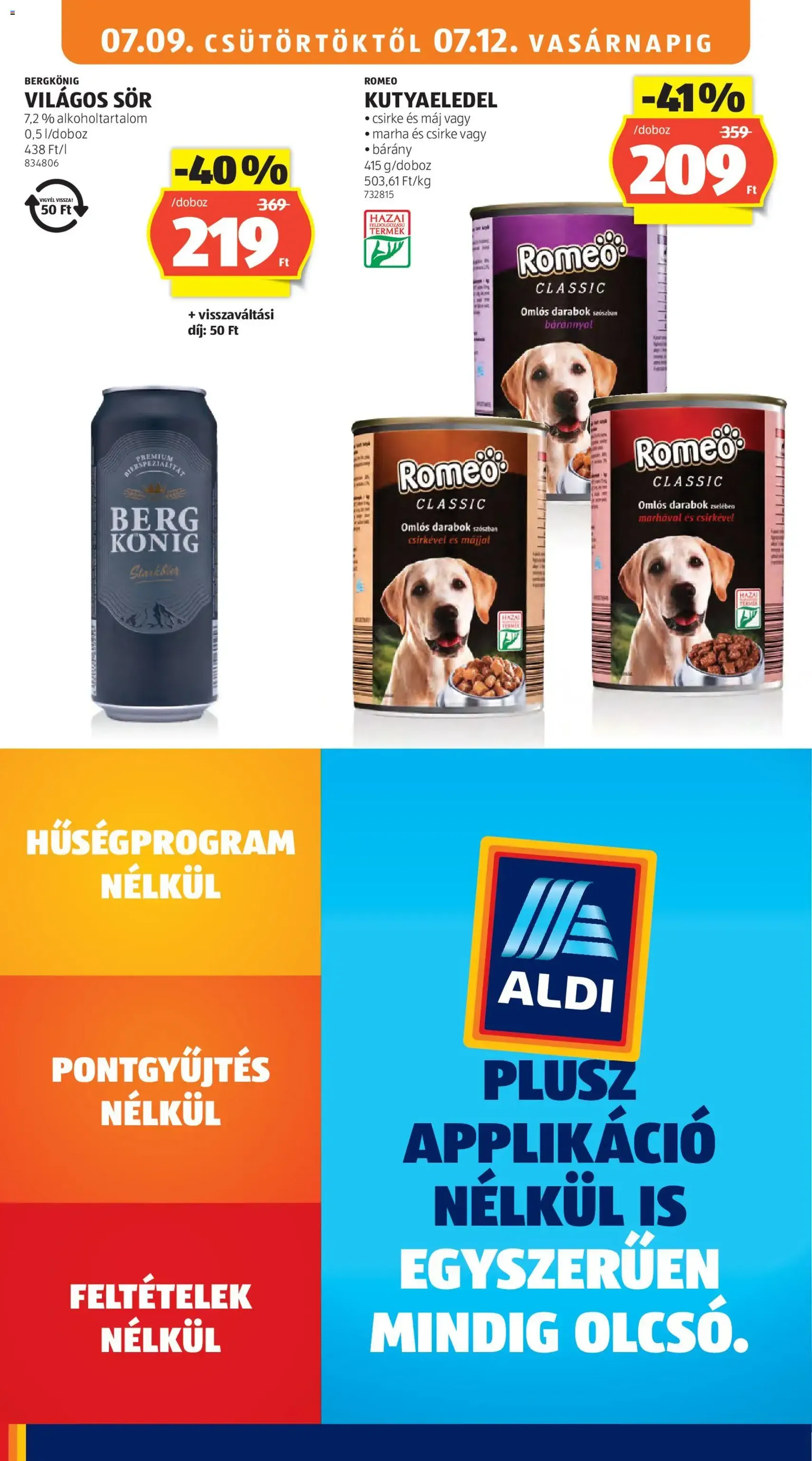 Aldi akciós újság - 2026.07.09. érvényes szórólap 20 oldal 56 oldalból