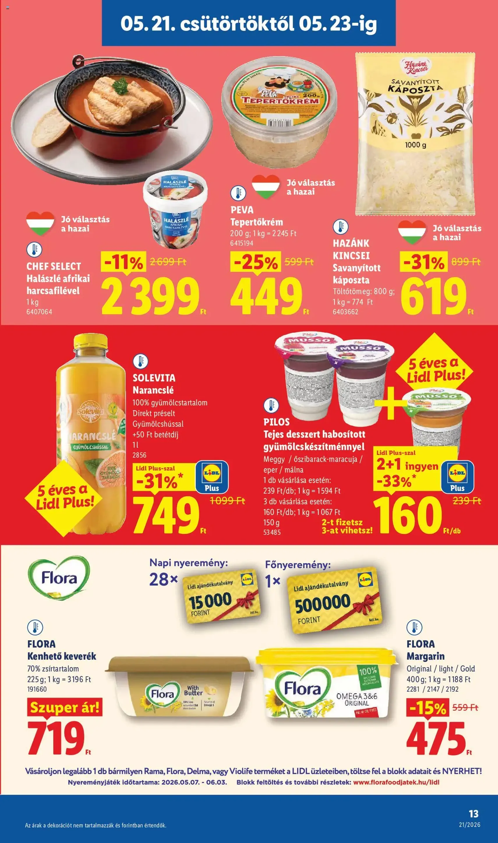 Lidl akciós újság - 2026.05.21. érvényes szórólap 13 oldal 84 oldalból