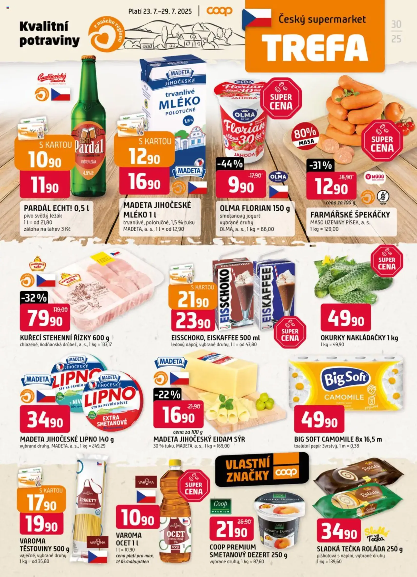 Trefa leták - platný leták od 23.07.2025 strana 1 z 12 Trefa leták - platný leták od 23.07.2025 strana 1 z 12
