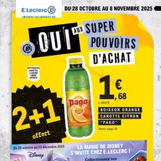E.Leclerc catalogue Evenement - Prévisualisation du catalogue valable à partir du 28/10/2025 E.Leclerc catalogue Evenement - Prévisualisation du catalogue valable à partir du 28/10/2025