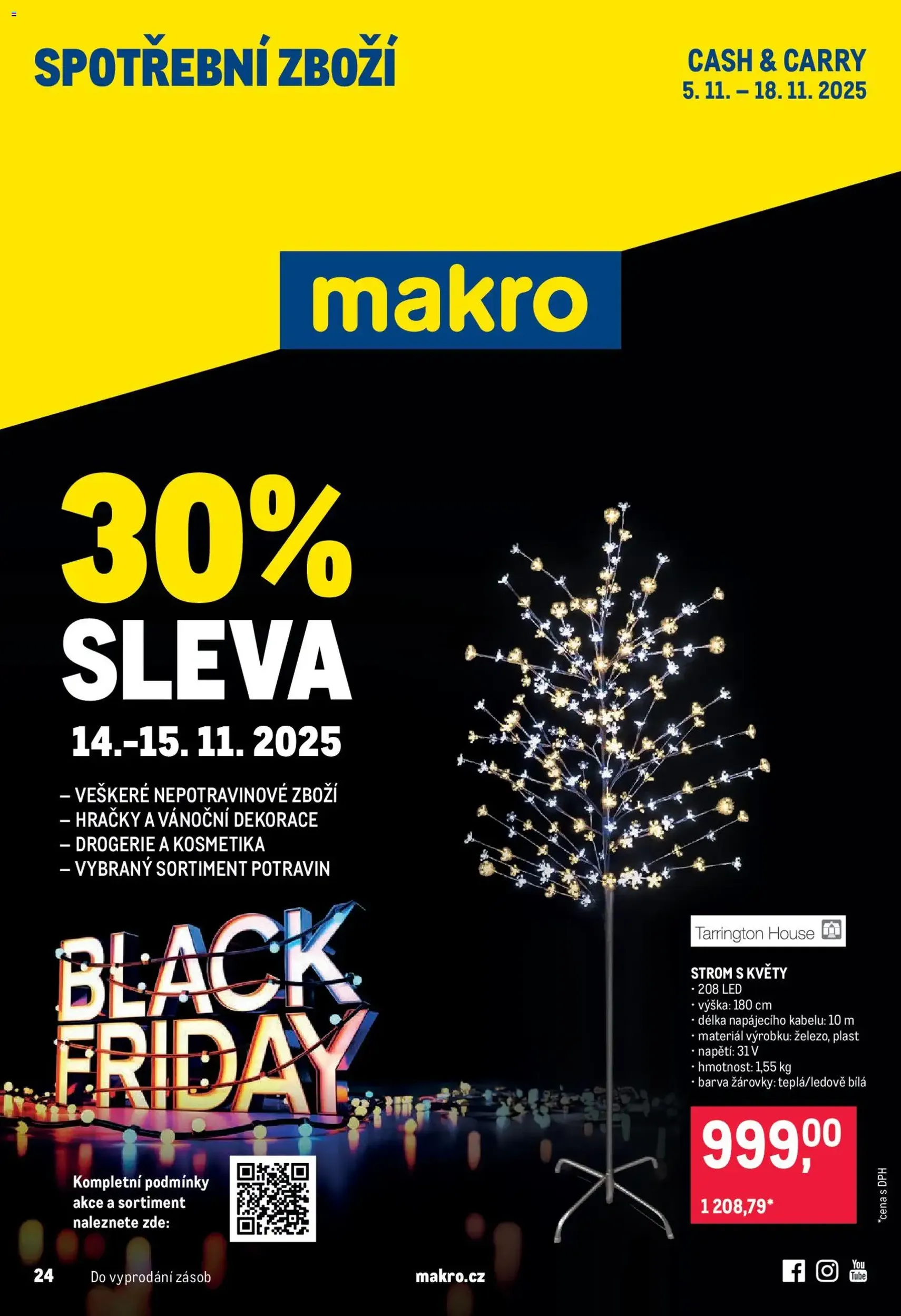 Makro Black Friday - platný leták od 05.11.2025 strana 1 z 8
