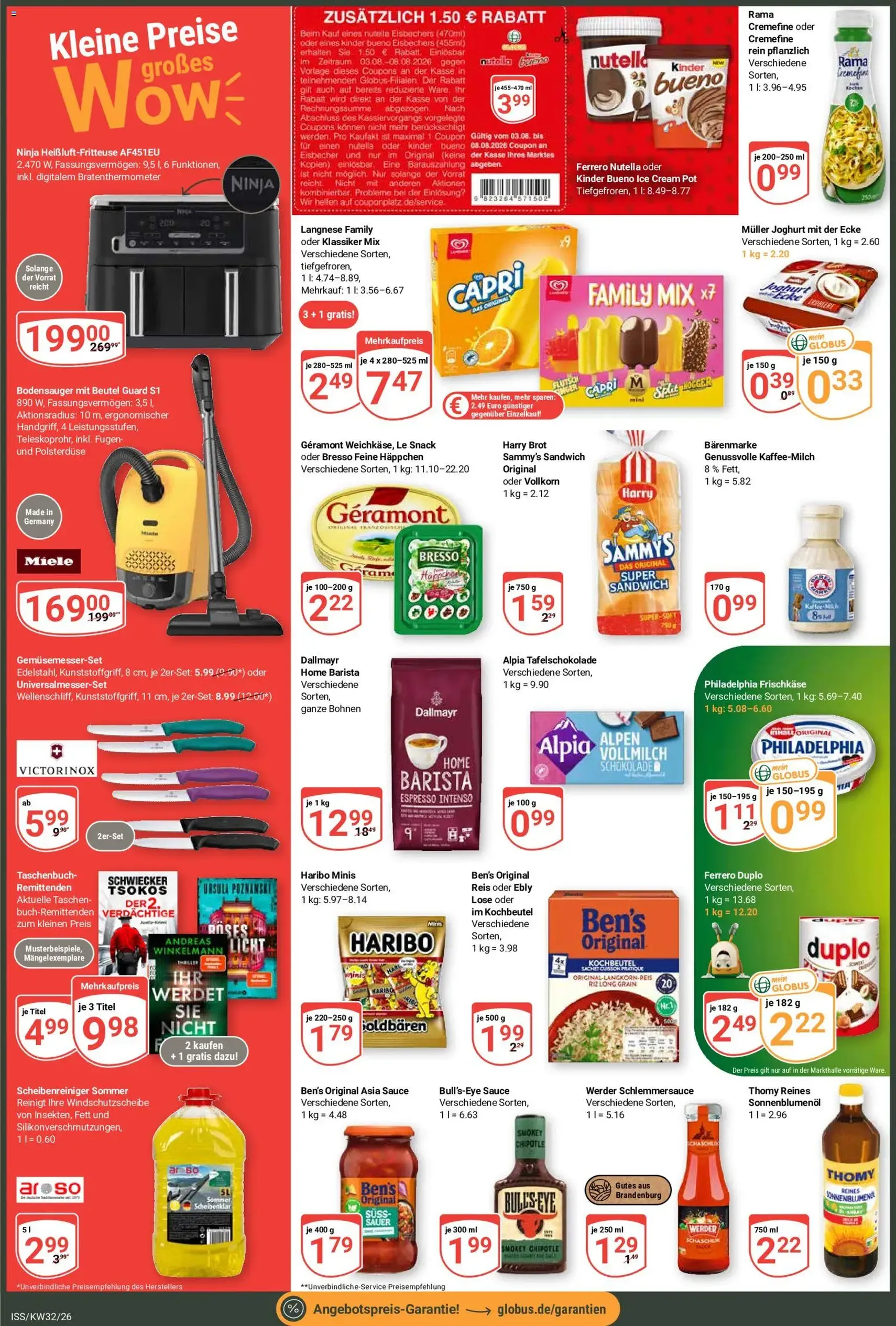 Globus Prospekt - Gültiger Prospekt ab 03.08.2026, Seite 3 von insgesamt 29