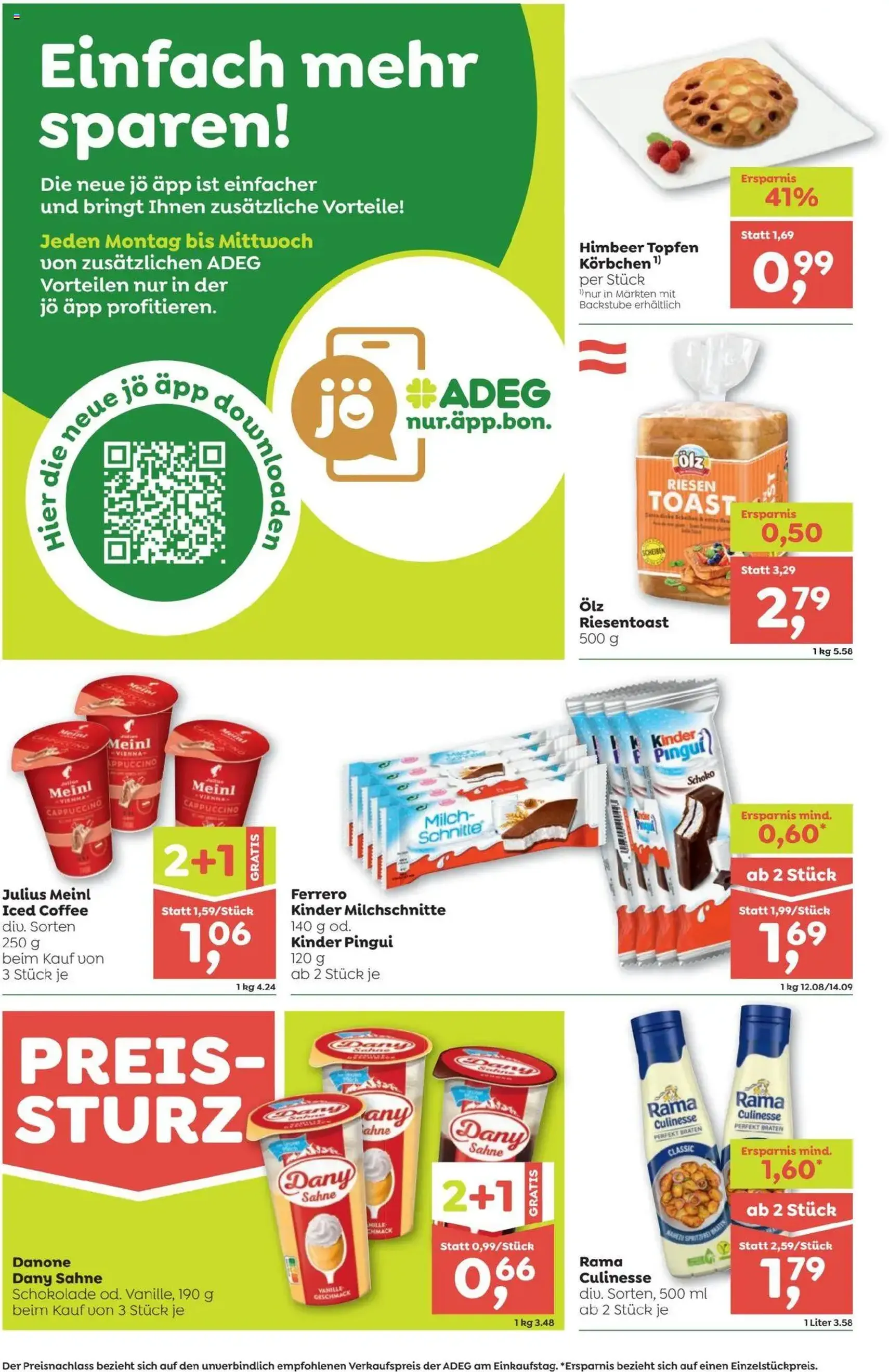 ADEG Flugblatt - Gültiger Prospekt ab 17.07.2025, Seite 2 von insgesamt 12