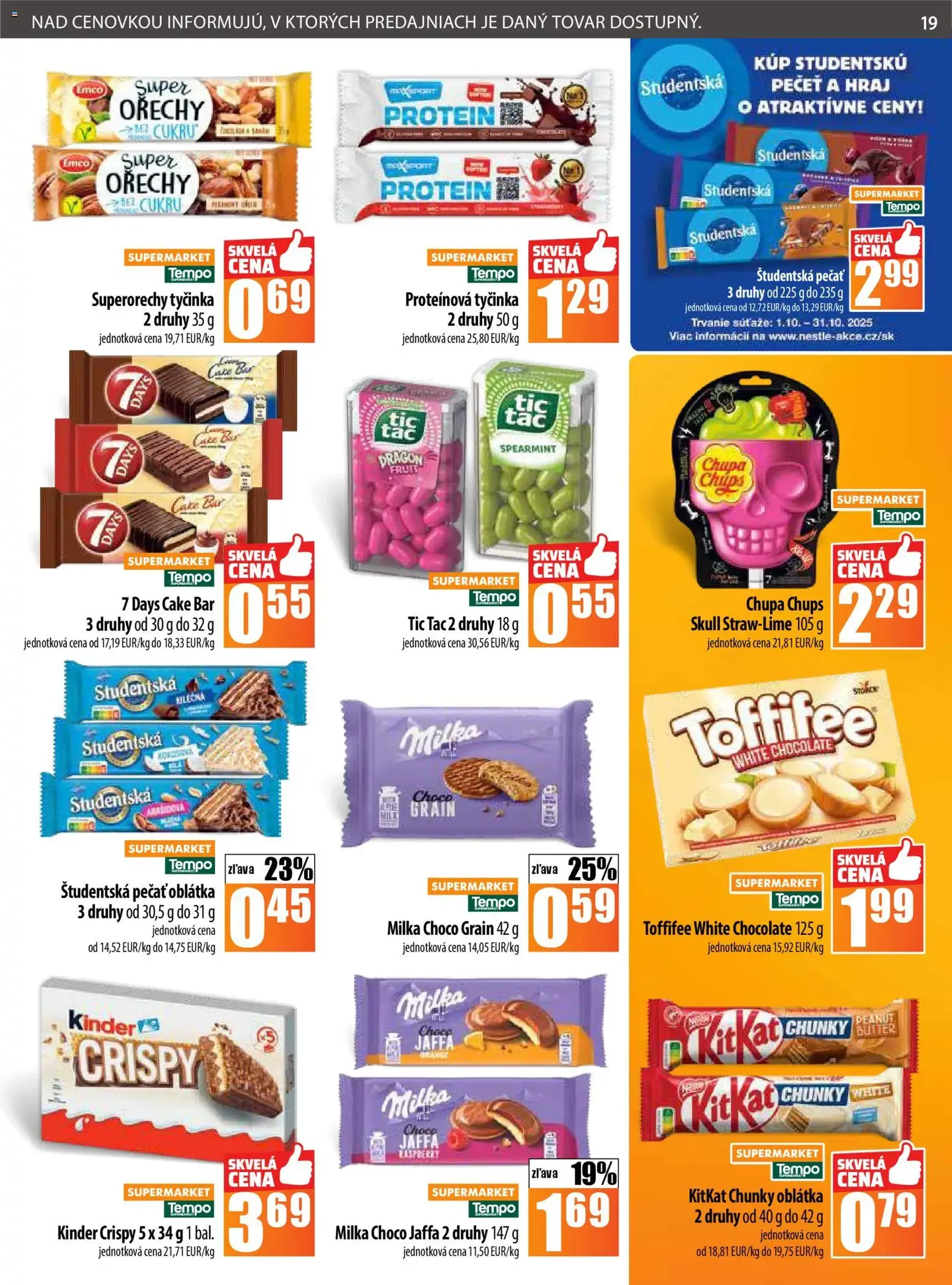 COOP Jednota leták - platný leták od 30.10.2025 strana 19 z 28 COOP Jednota leták - platný leták od 30.10.2025 strana 19 z 28