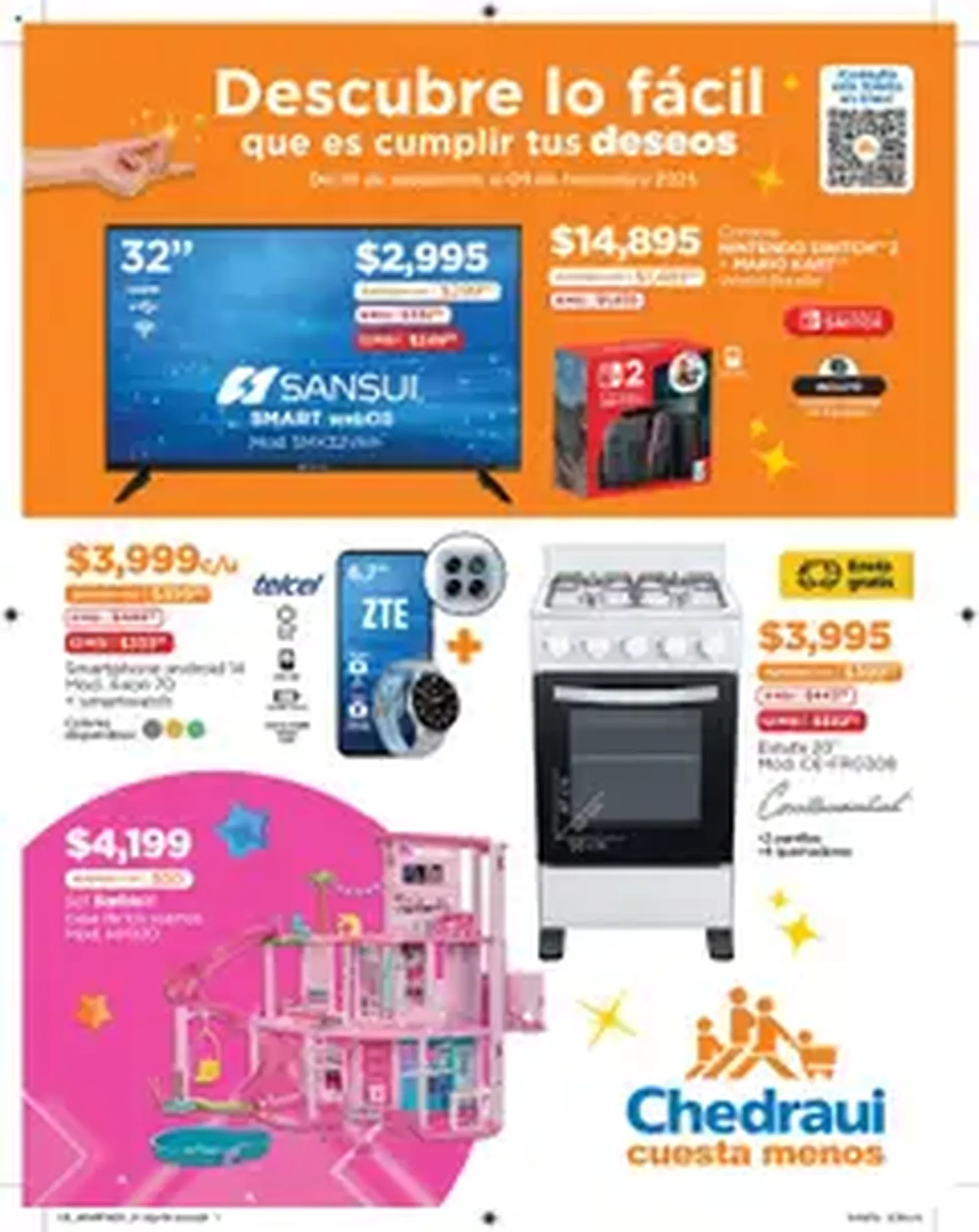 Chedraui - Promociones Cuesta Menos Cumplir Tus Deseos - folleto válido desde 01/09/2025 página 1 de 1