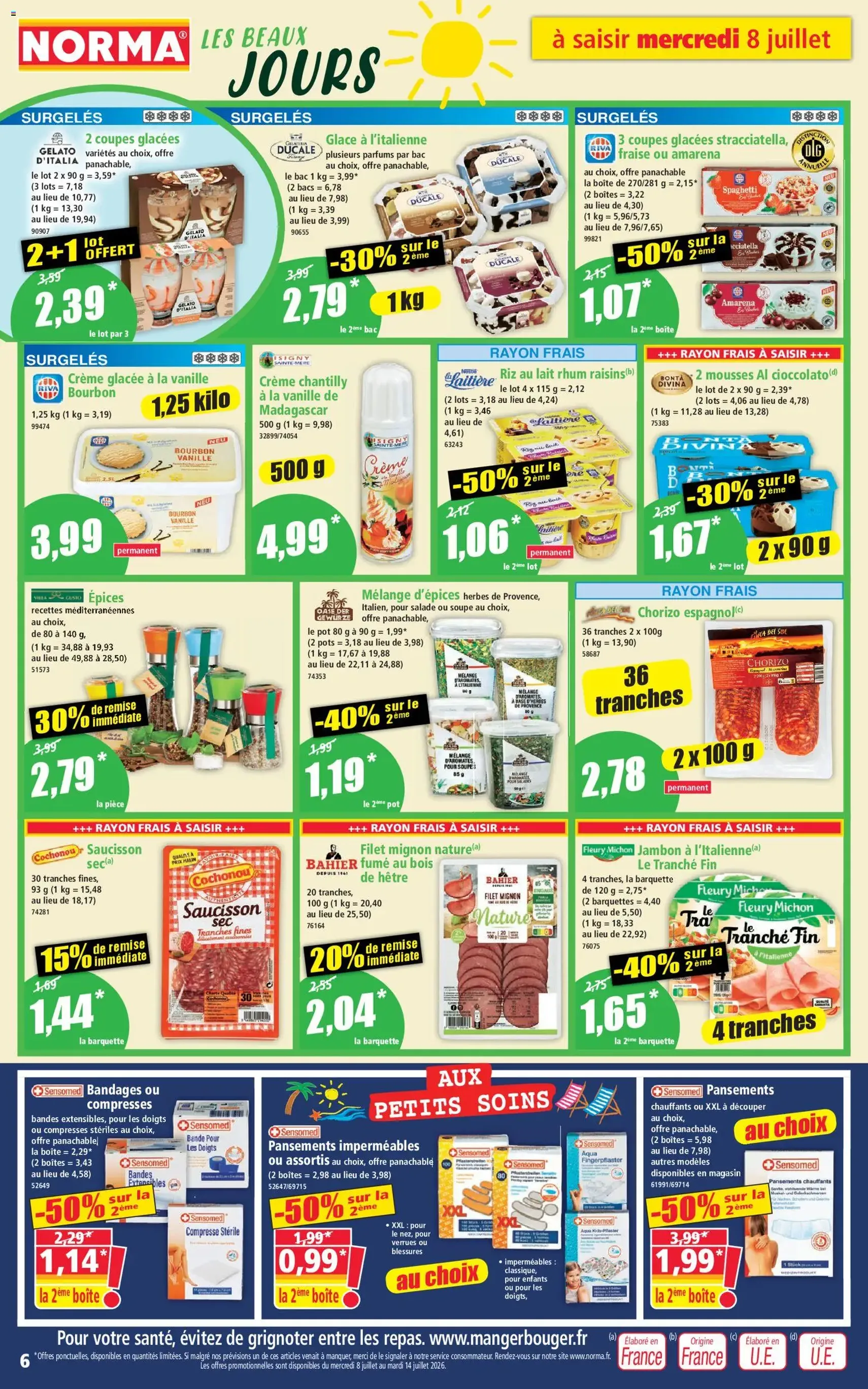 Norma catalogue - brochure valable à partir du 08/07/2026, page 6 sur 12