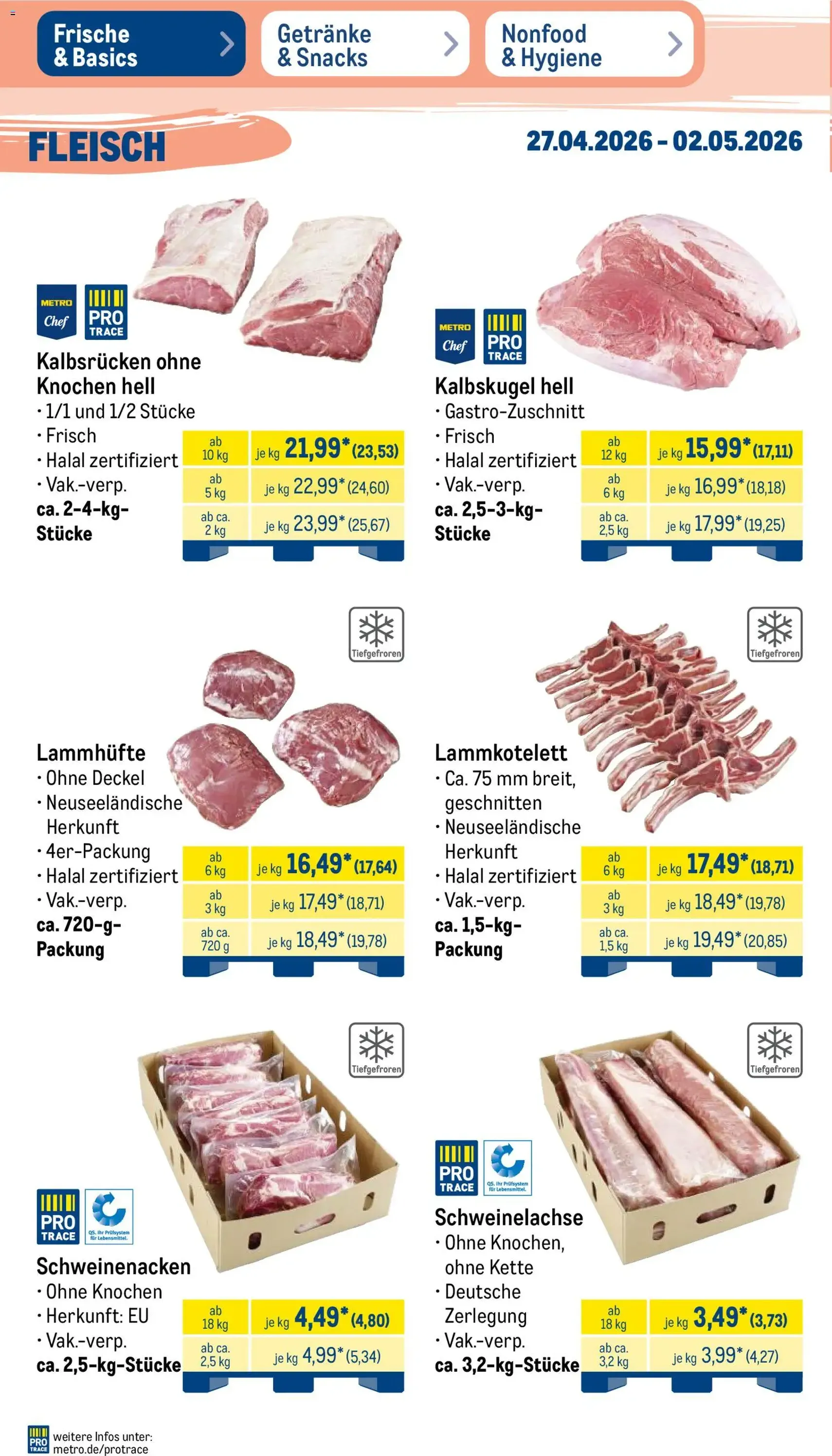 Metro Prospekt - Gültiger Prospekt ab 27.04.2026, Seite 4 von insgesamt 52