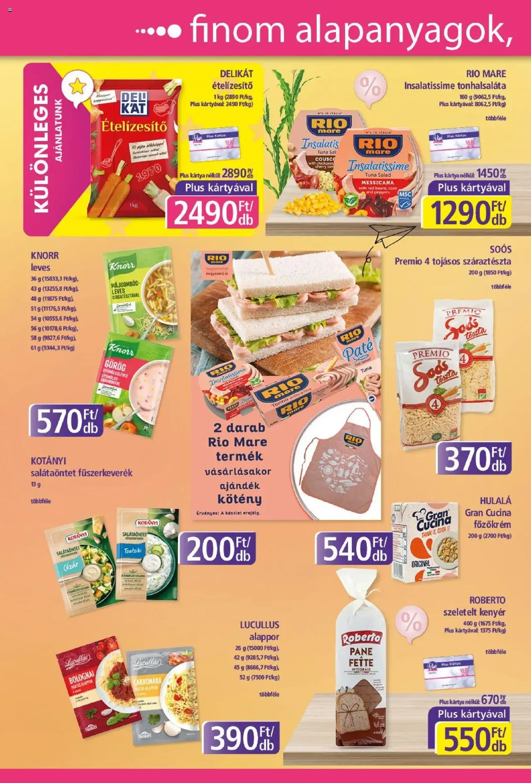 Plus Market Akciós újság - 2025.09.04. érvényes szórólap 6 oldal 12 oldalból Plus Market Akciós újság - 2025.09.04. érvényes szórólap 6 oldal 12 oldalból
