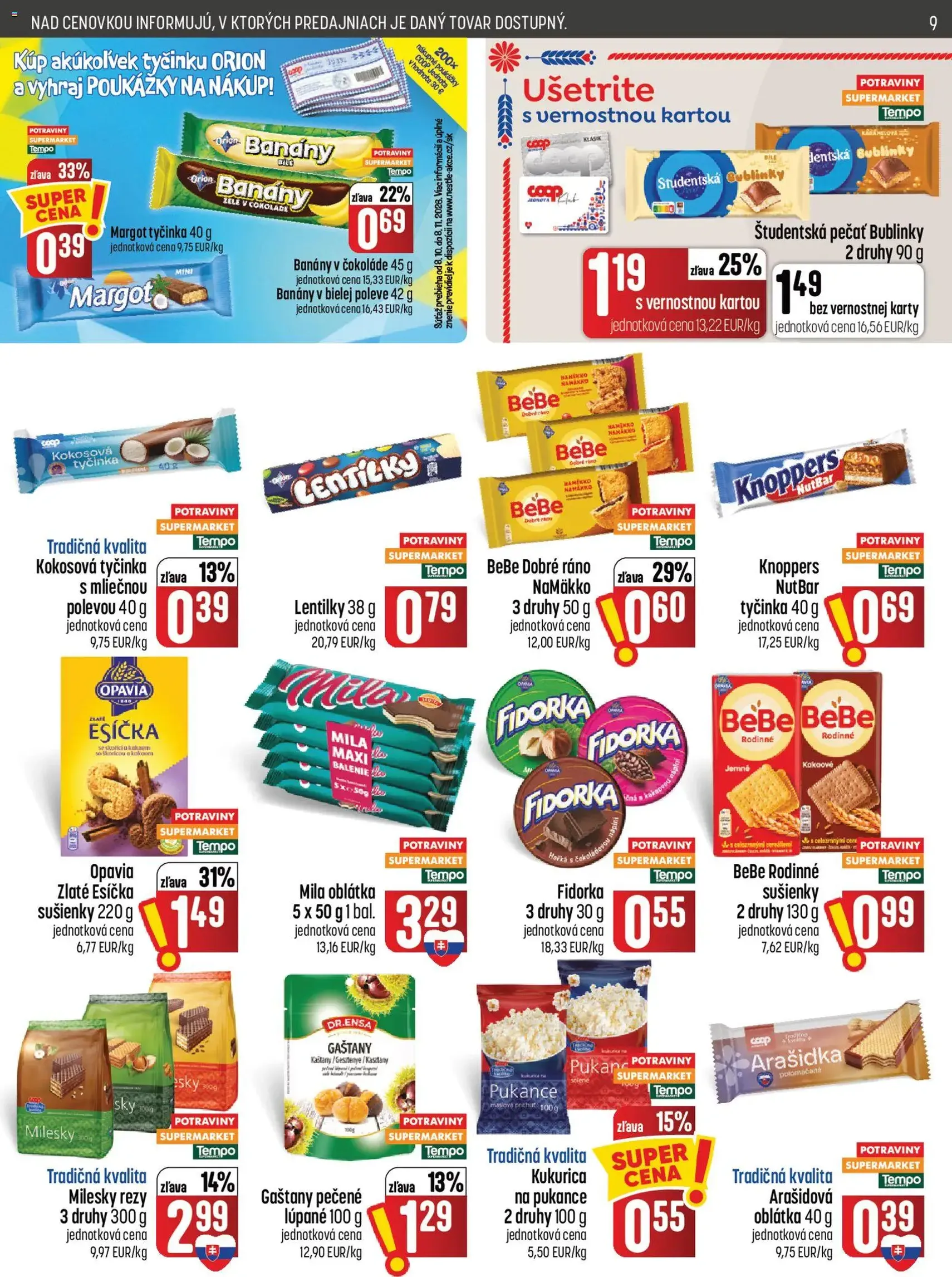 COOP Jednota leták - platný leták od 08.10.2026 strana 9 z 28