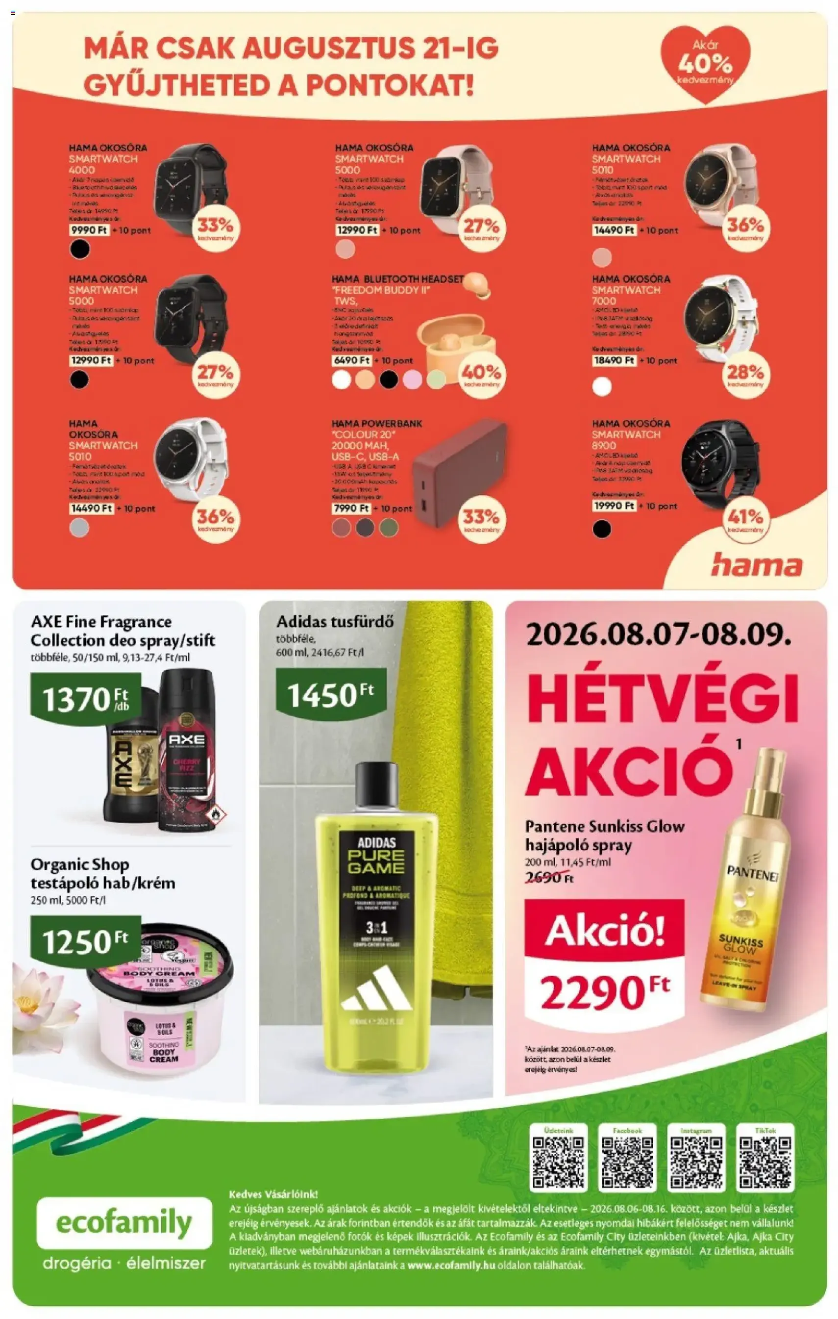EcoFamily Akciós újság - 2026.08.04. érvényes szórólap 20 oldal 20 oldalból
