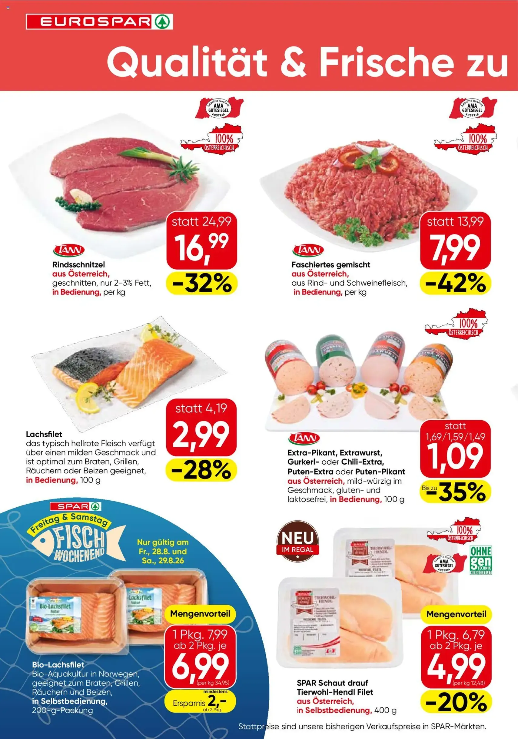 Eurospar Flugblatt - Gültiger Prospekt ab 27.08.2026, Seite 2 von insgesamt 16
