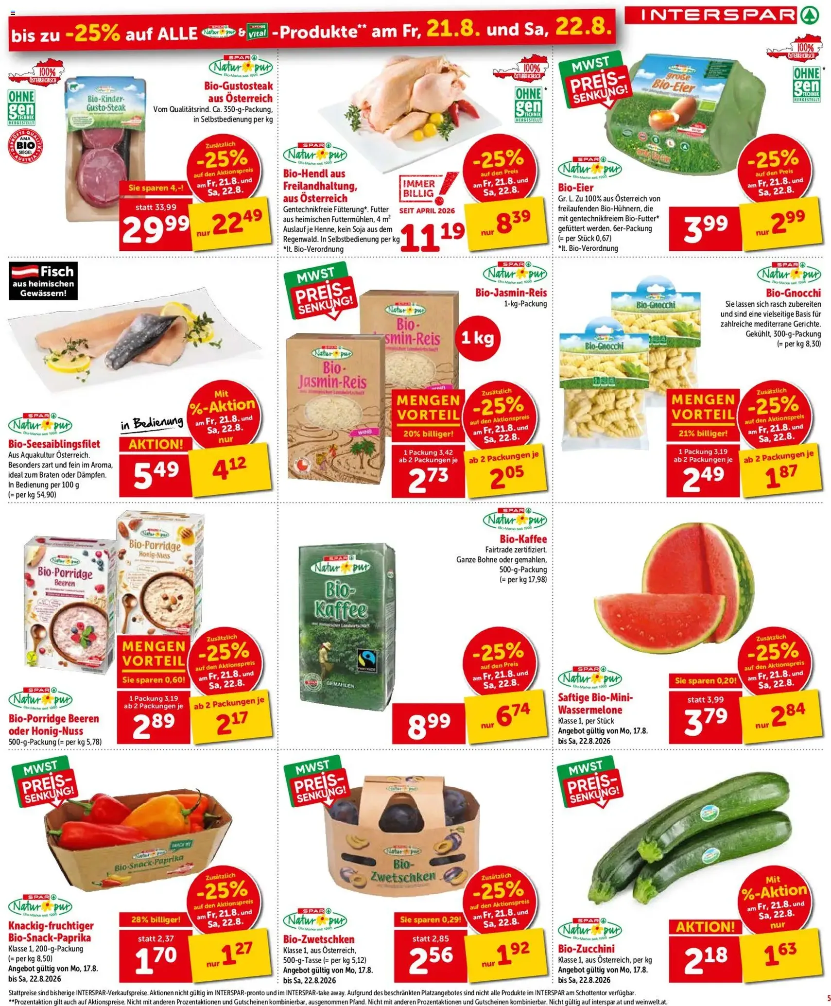 Interspar - Flugblatt - Gültiger Prospekt ab 20.08.2026, Seite 5 von insgesamt 16