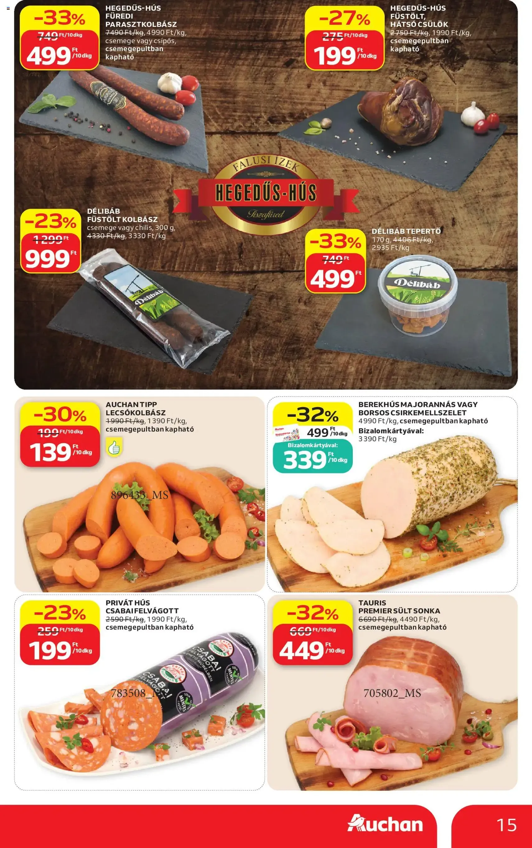 Auchan akciós újság - 2026.05.21. érvényes szórólap 15 oldal 52 oldalból