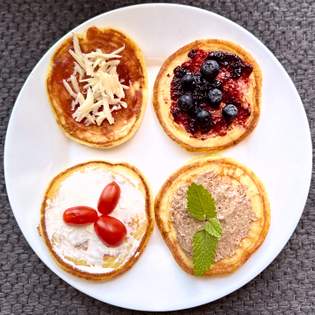 Voorvertoning van recept Kwark pannenkoeken
