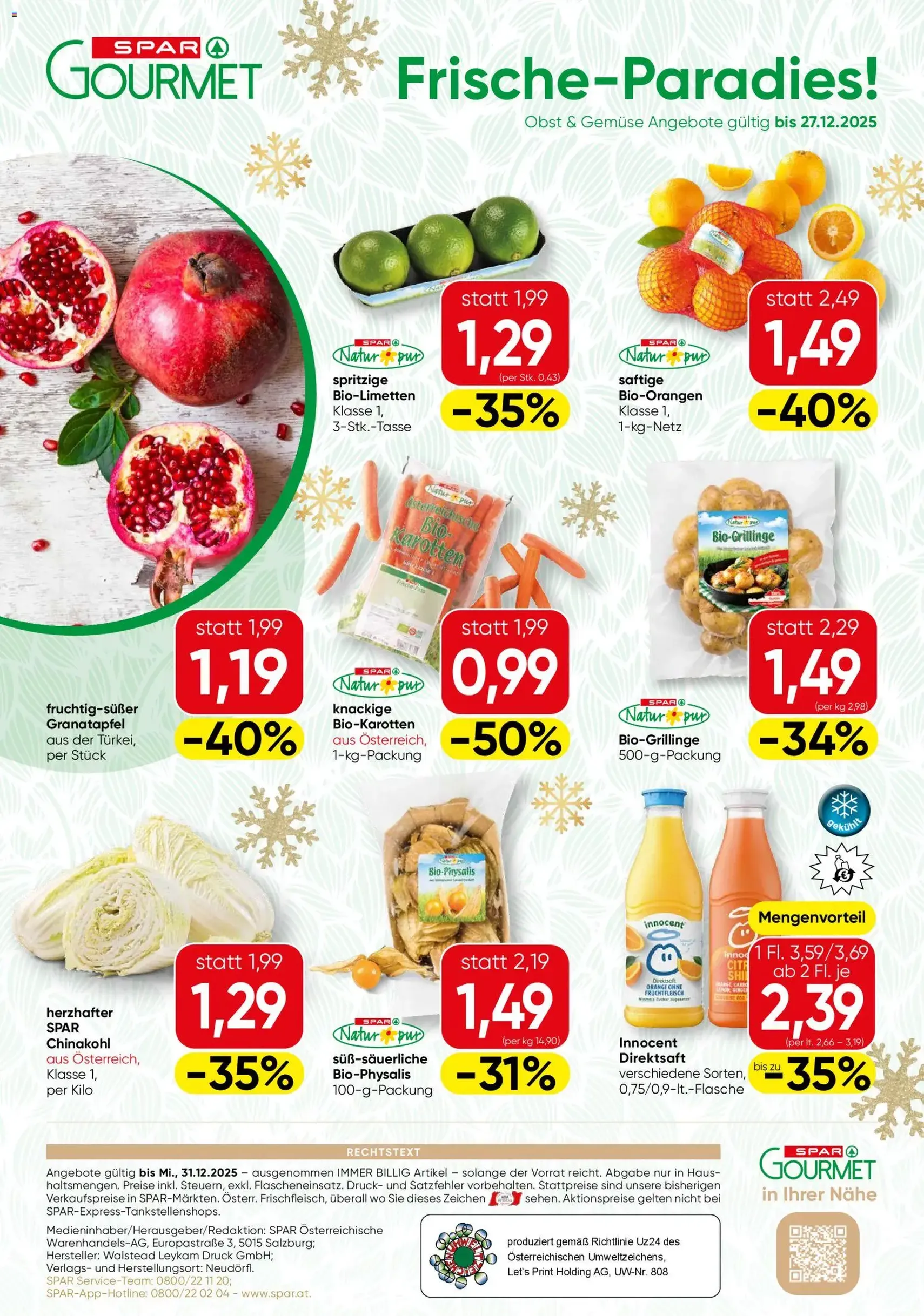 SPAR Gourmet Flugblatt - Gültiger Prospekt ab 23.12.2025, Seite 8 von insgesamt 8