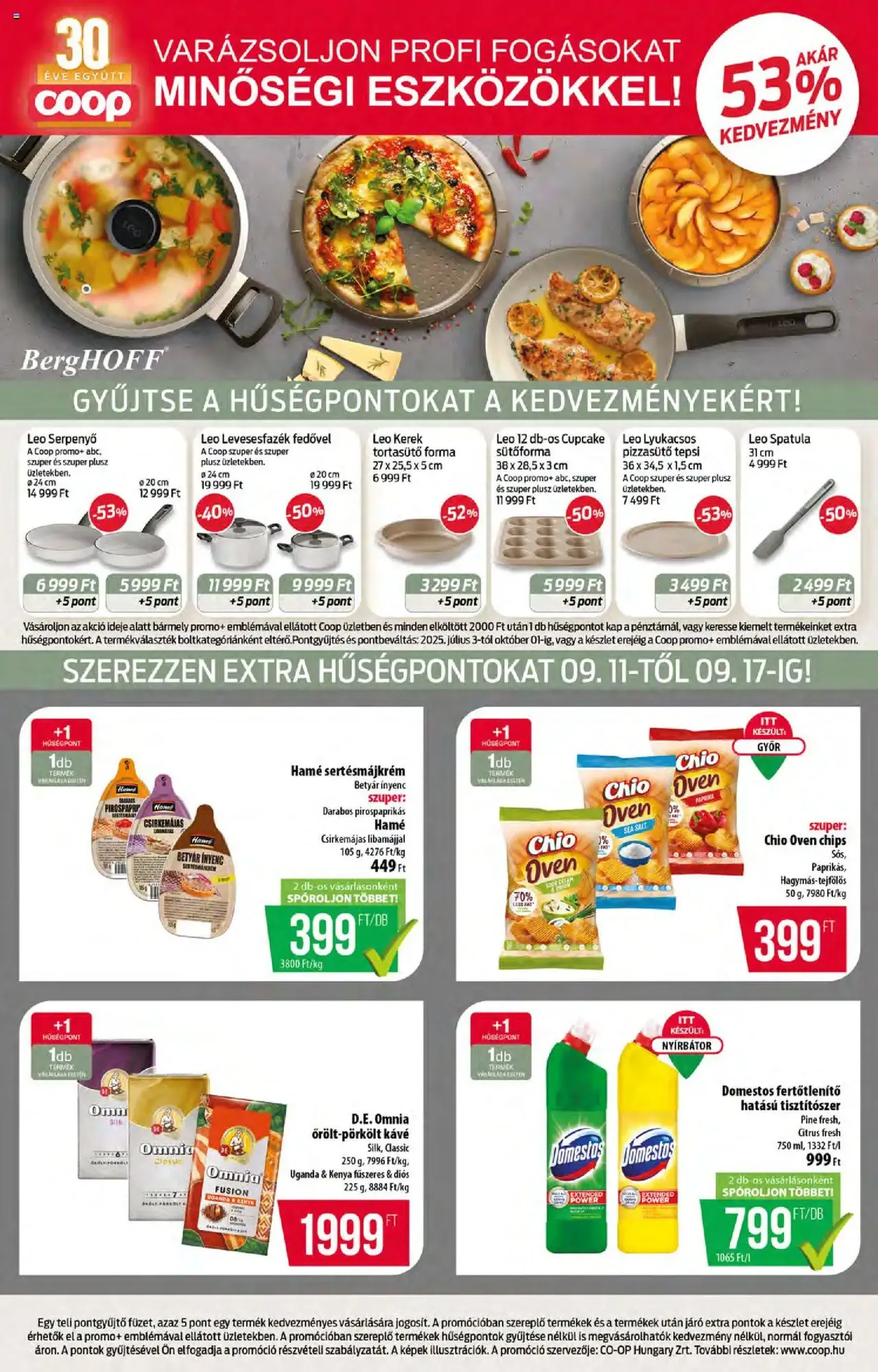 COOP Akciós újság - 2025.09.11. érvényes szórólap 6 oldal 12 oldalból COOP Akciós újság - 2025.09.11. érvényes szórólap 6 oldal 12 oldalból