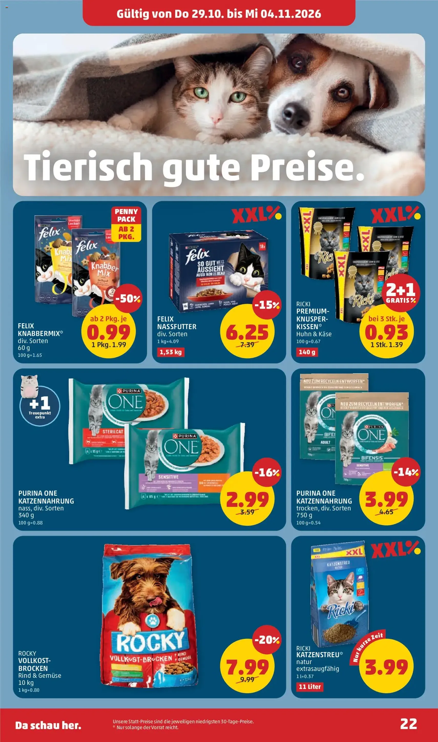 Penny Markt Flugblatt - Gültiger Prospekt ab 29.10.2026, Seite 22 von insgesamt 36